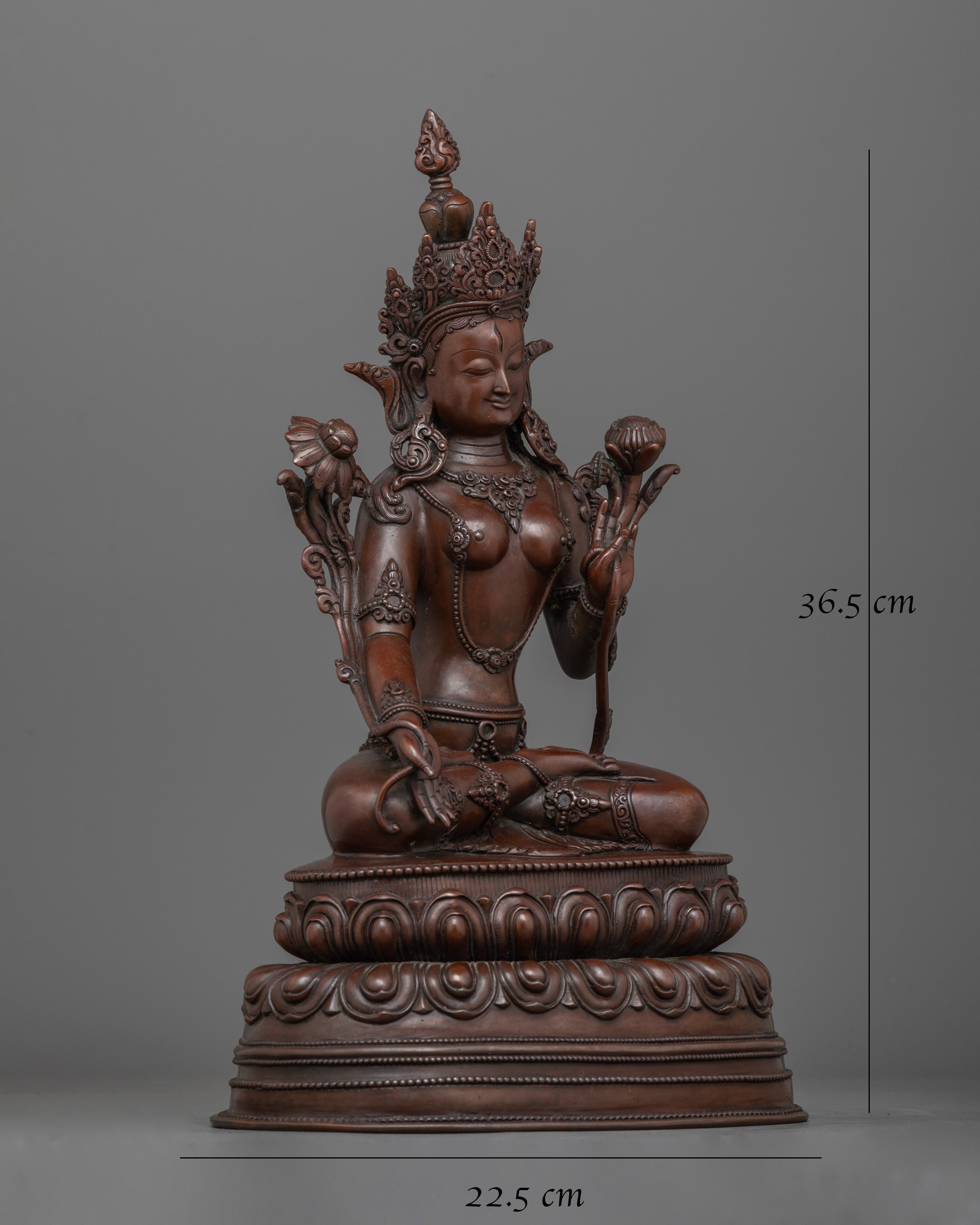 Goddess of Long Life White Tara | Symbol of Serenity, Longevity, and Healing Power