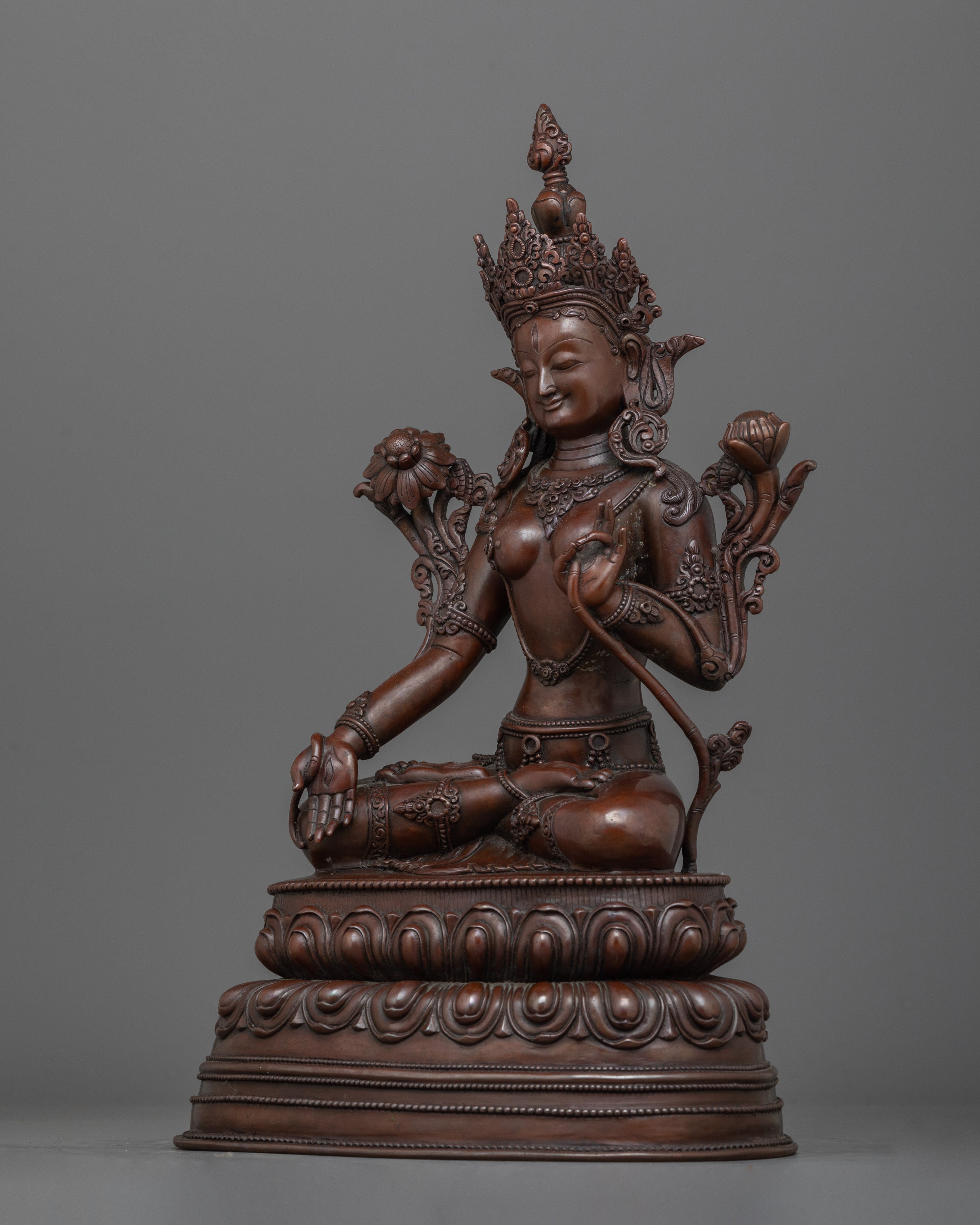 Goddess of Long Life White Tara | Symbol of Serenity, Longevity, and Healing Power