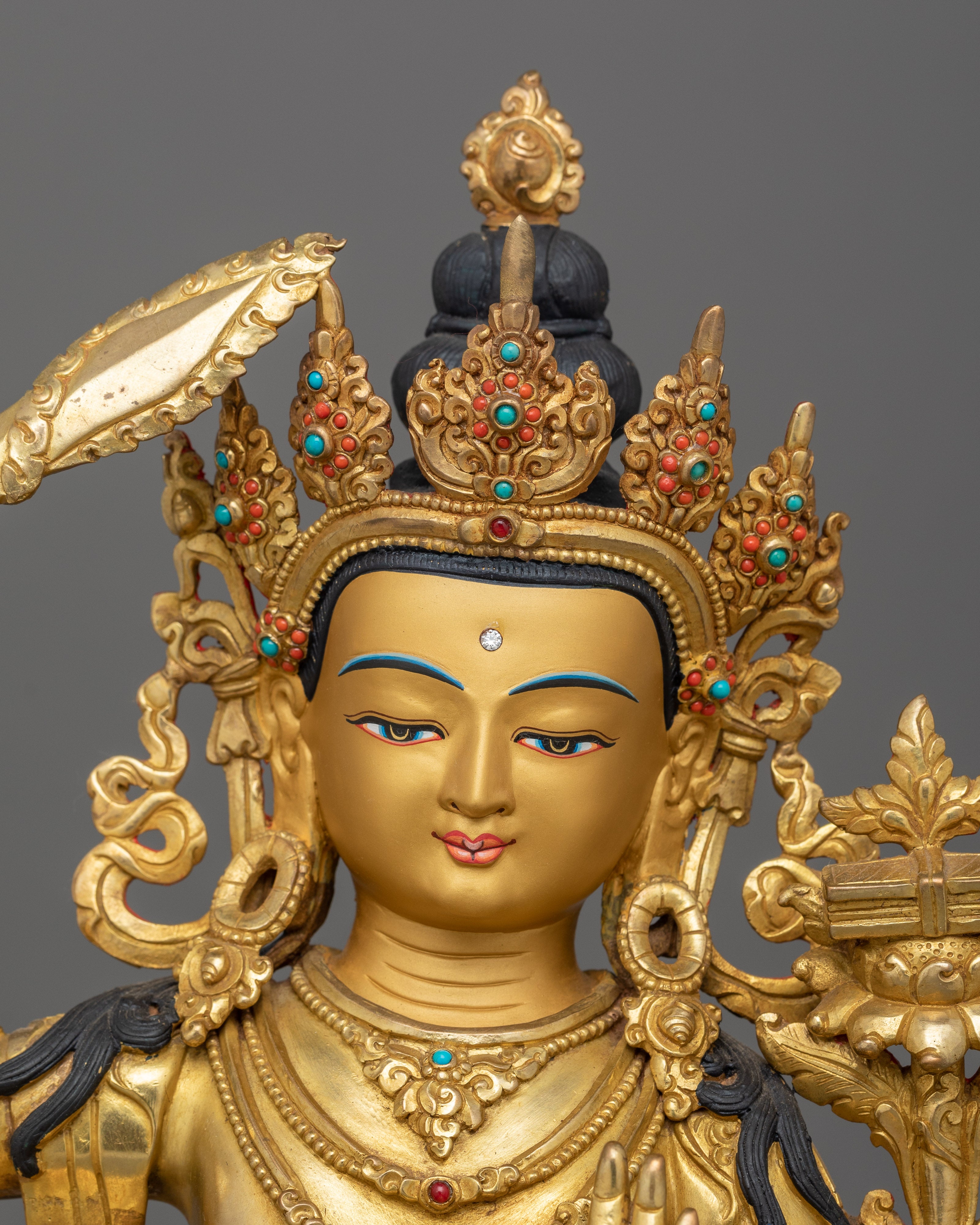 Manjushri with Prajnaparamita Sutra | Inspire Wisdom, Healing, and Transformation