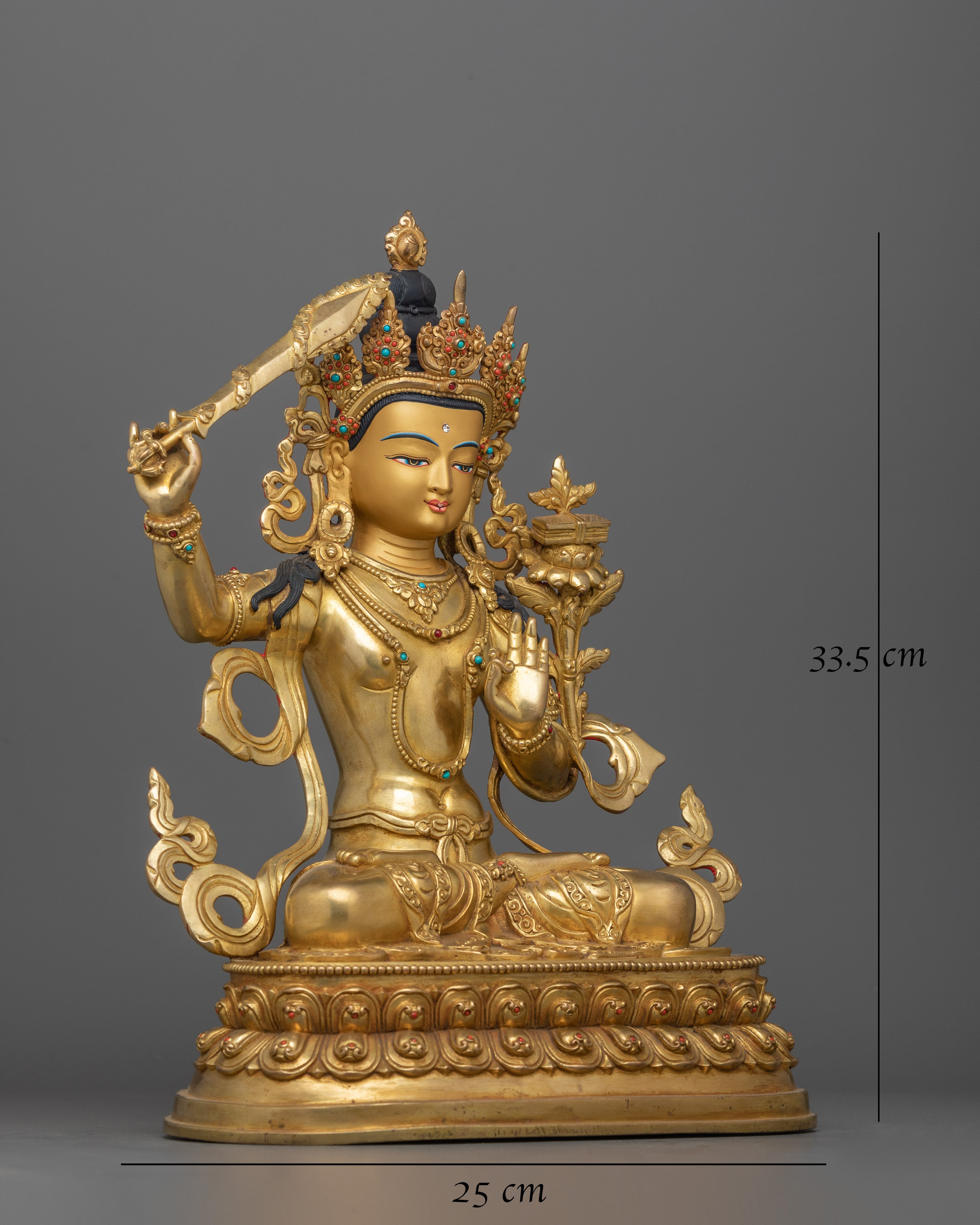 manjushri-with-prajnaparamita-sutra