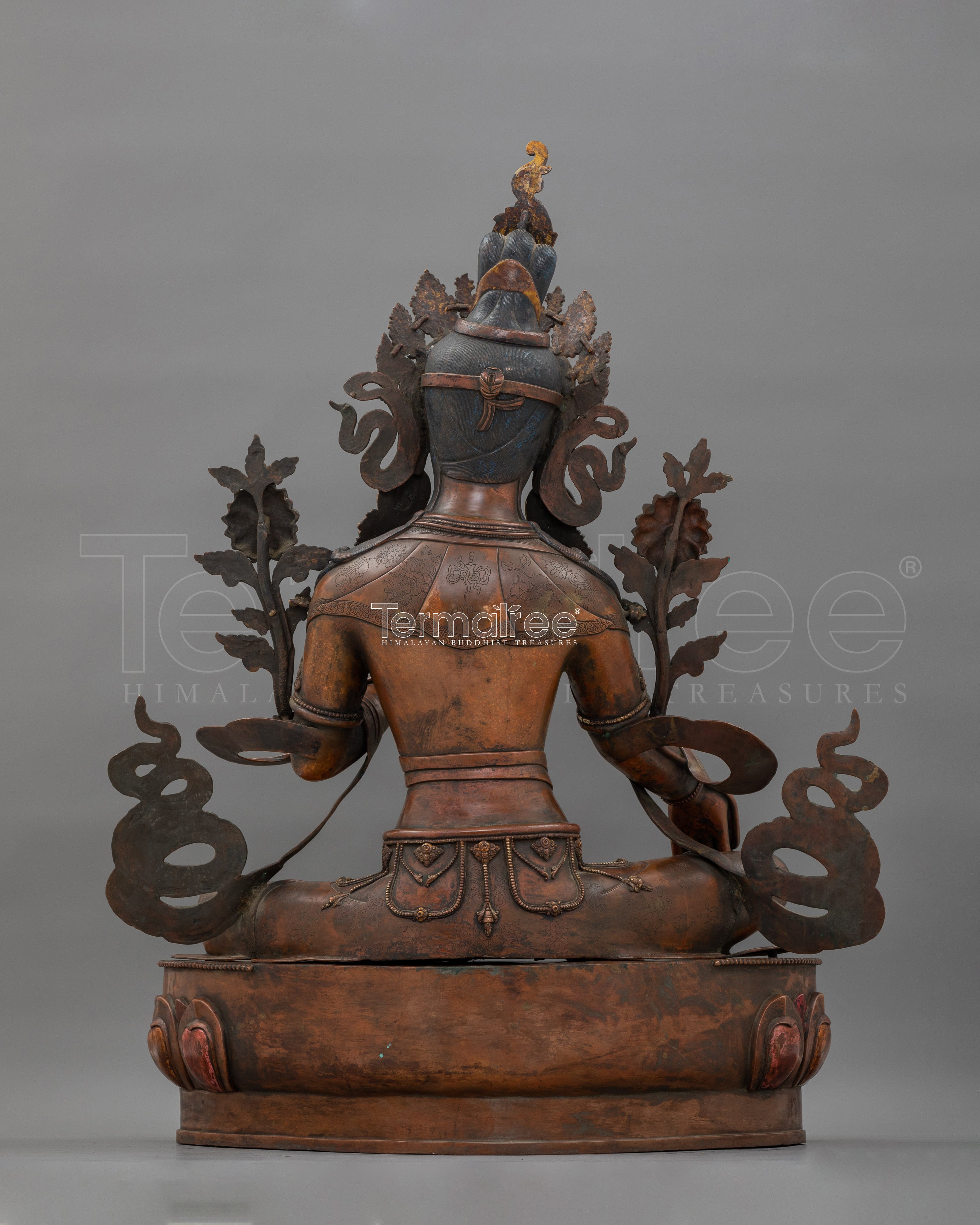 Arya Tara Consort Of Amoghasiddhi Statue | Tibetan Buddhist Goddess Sculpture