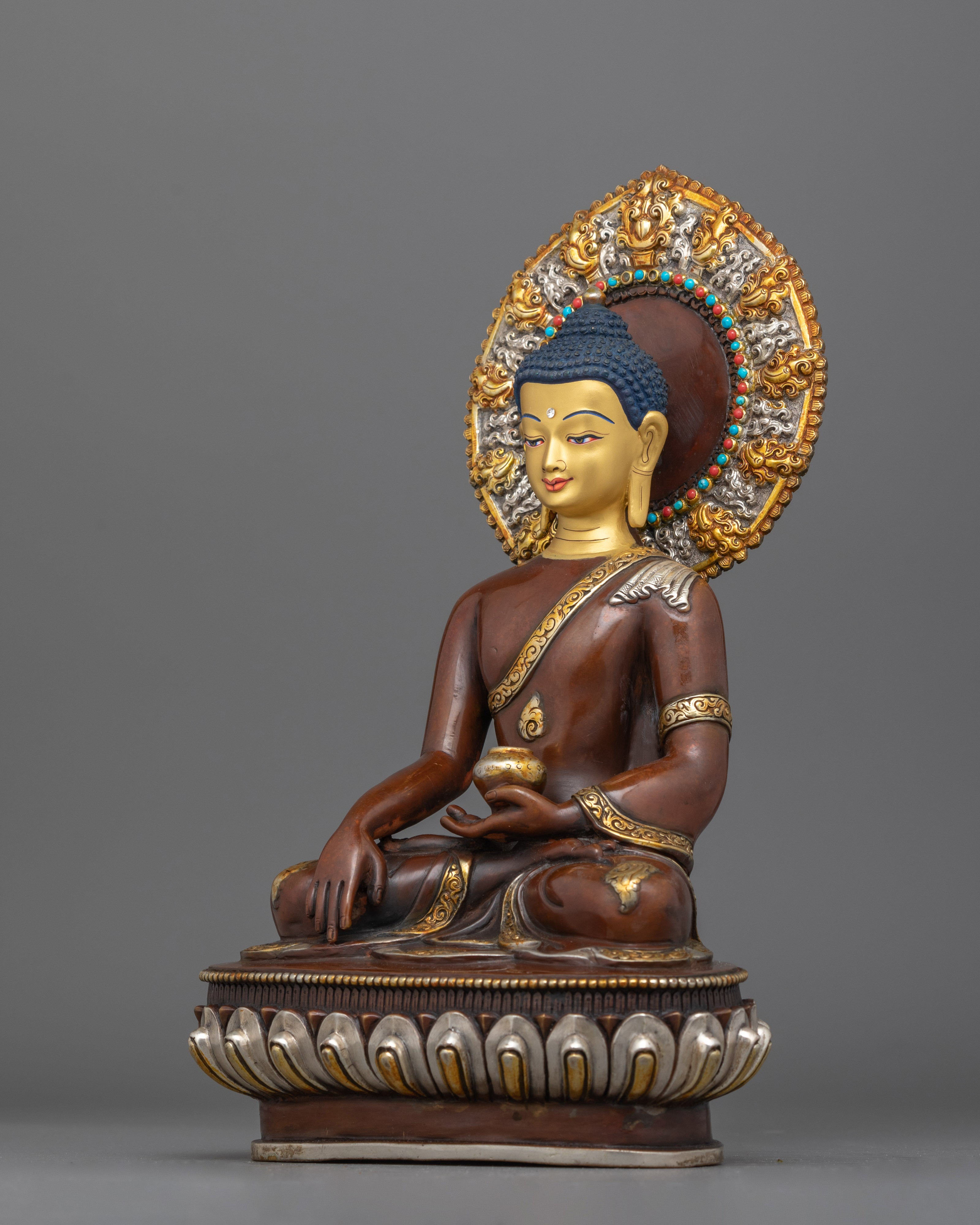 Traditional Shakyamuni Buddha Dharma Figurine | Embodiment of Enlightenment