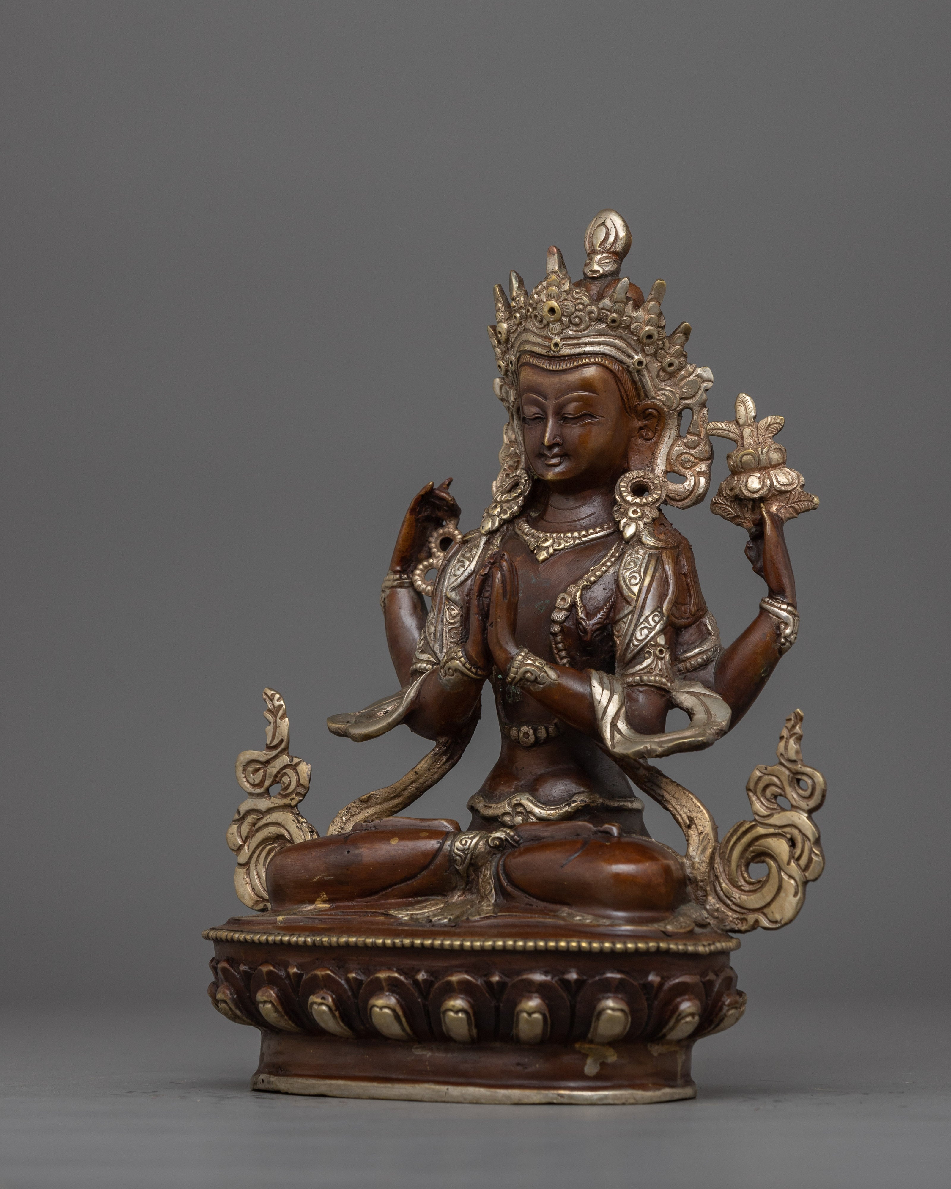 Lord Chenresig Figurine  | Bodhisattva of Compassionate Action