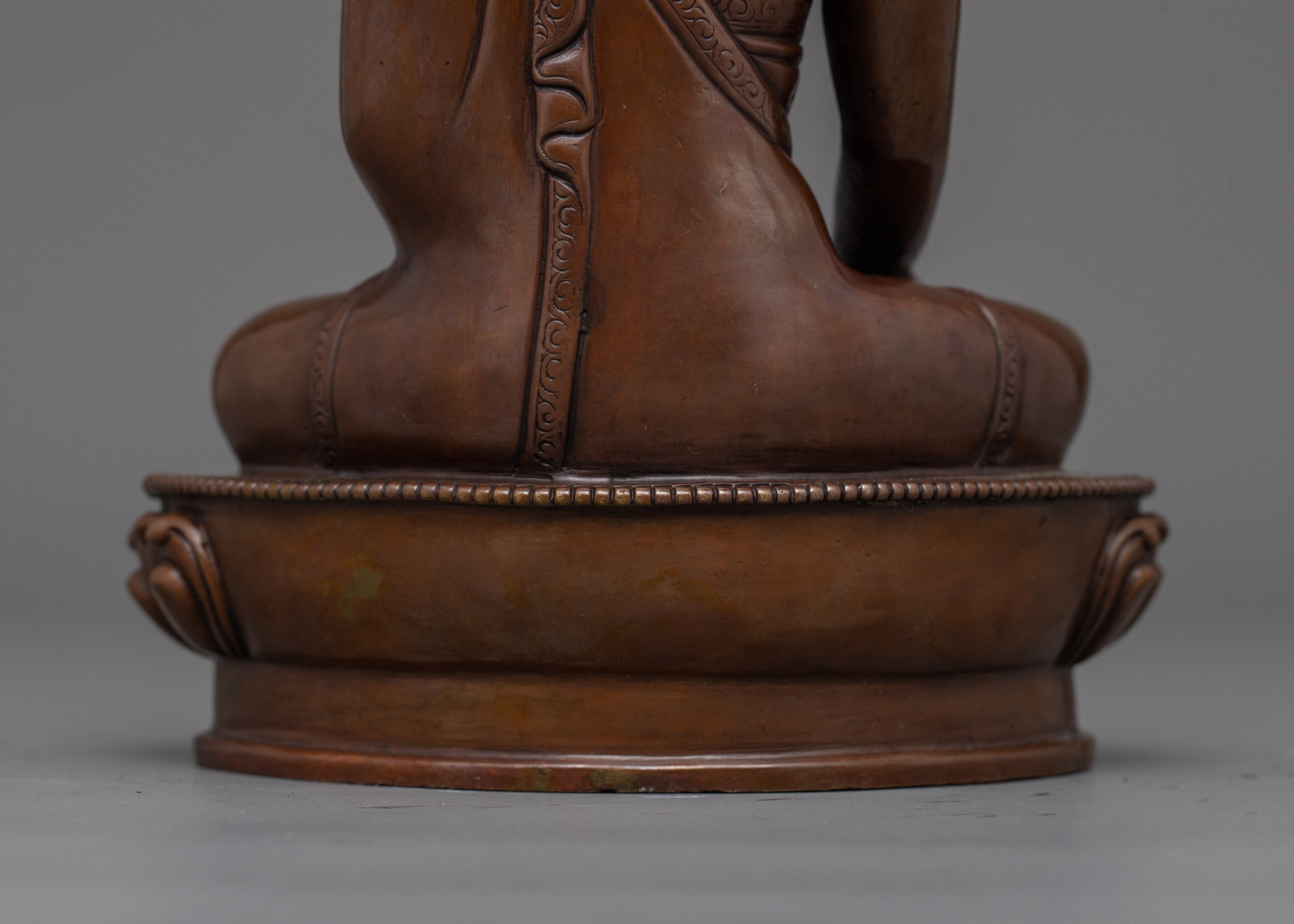 Enlightened Shakyamuni Buddha Buddhist Decor | Handcarved Buddha Art
