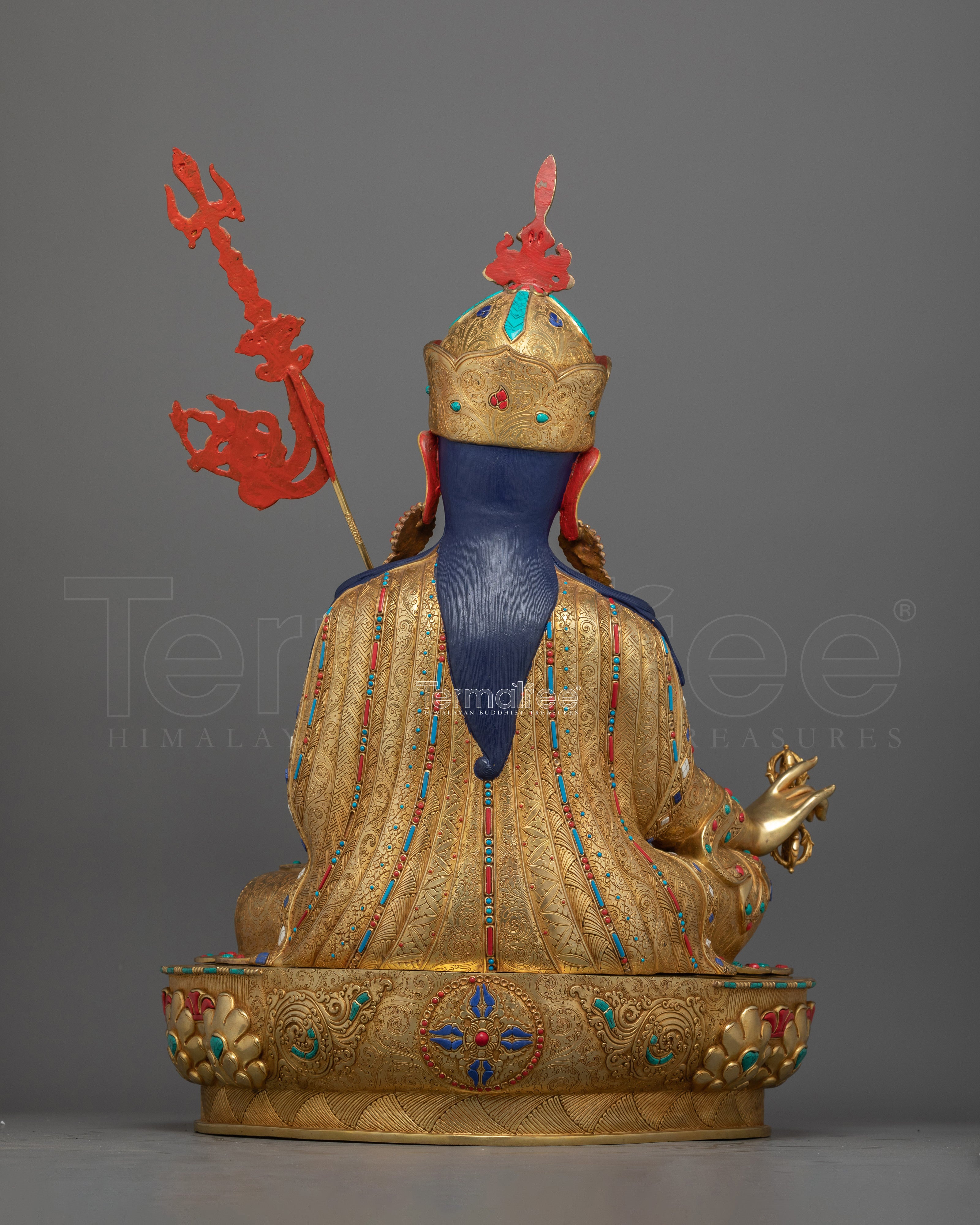 Tibetan Master Guru Rinpoche Figurine | The Precious Teacher of Tibetan Buddhism