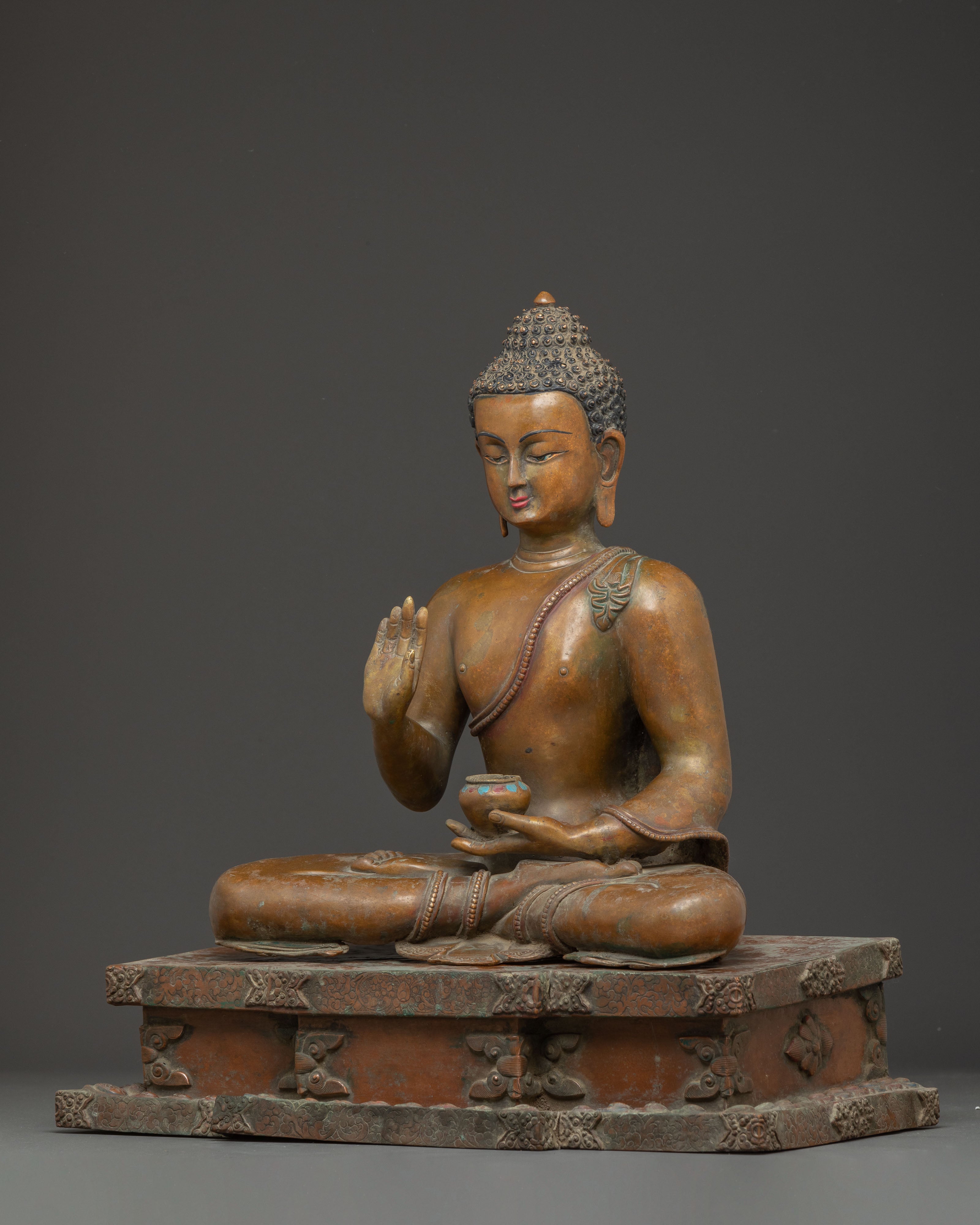 Statue of Wisdom Icon Amoghasiddhi | Buddha of Infinite Accomplishment