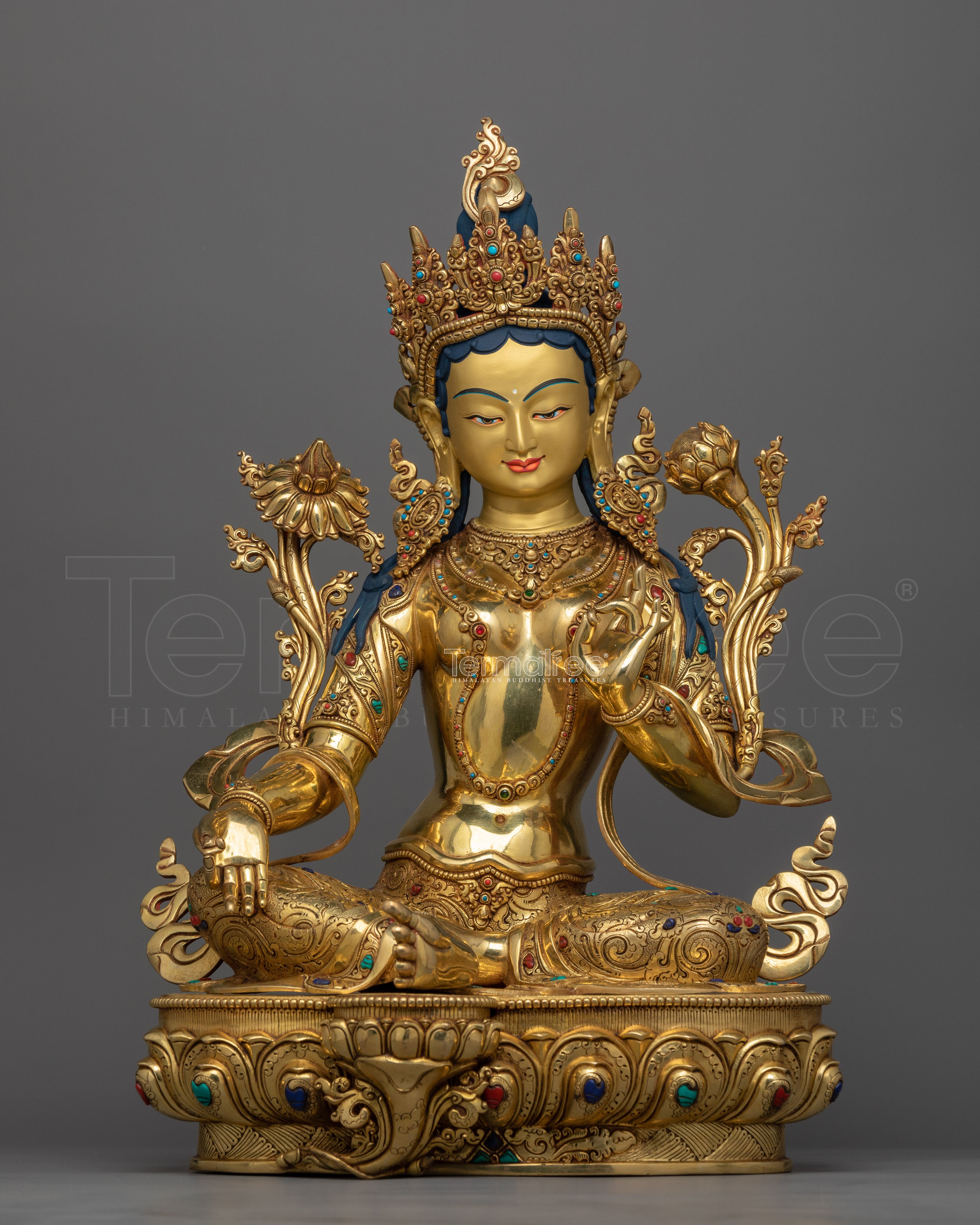 Compassionate Tibetan Buddhism Green Tara Rupa | The Swift Liberator