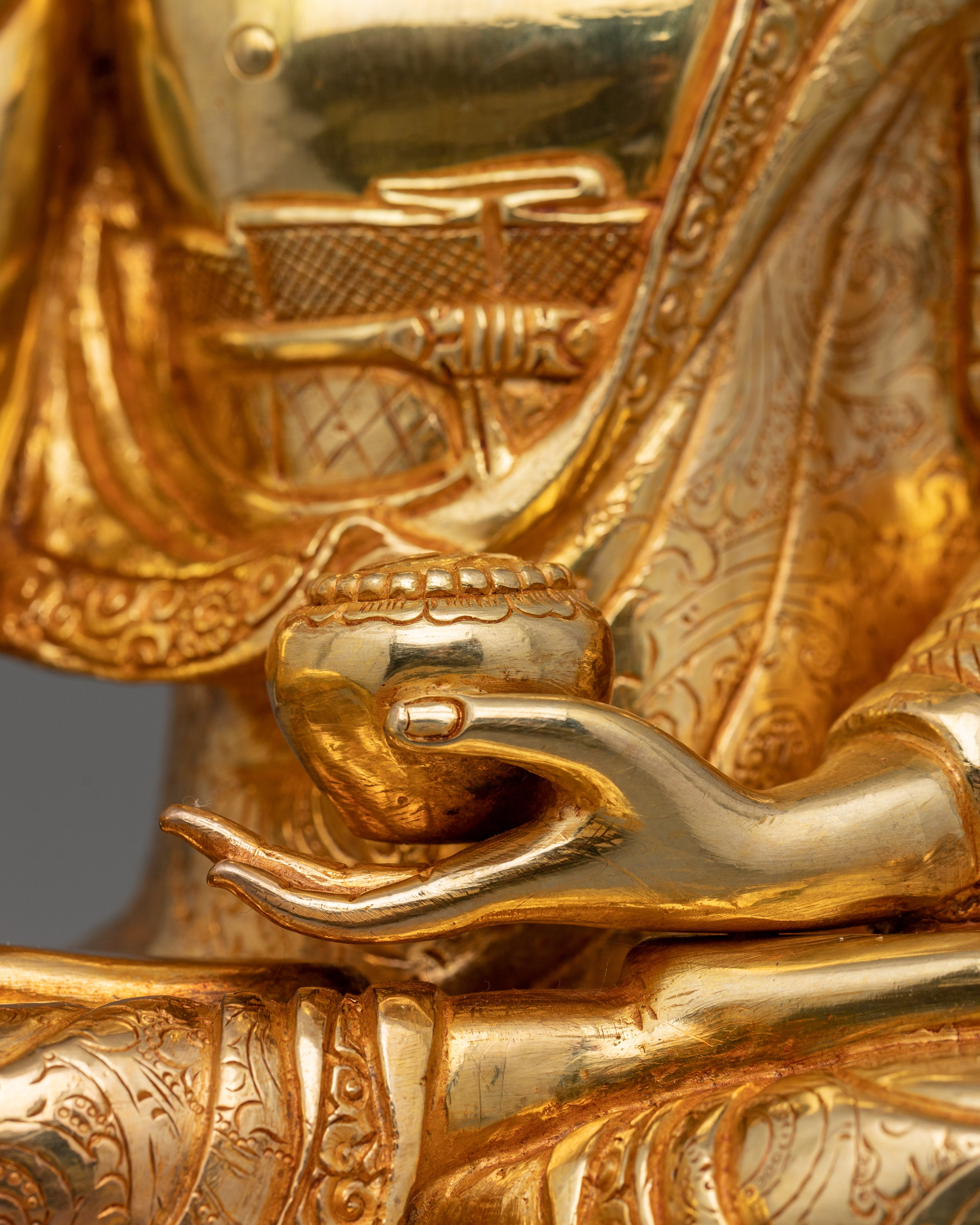 34cm Shakyamuni Enlightened Buddha Sculpture | The Embodiment of Awakening