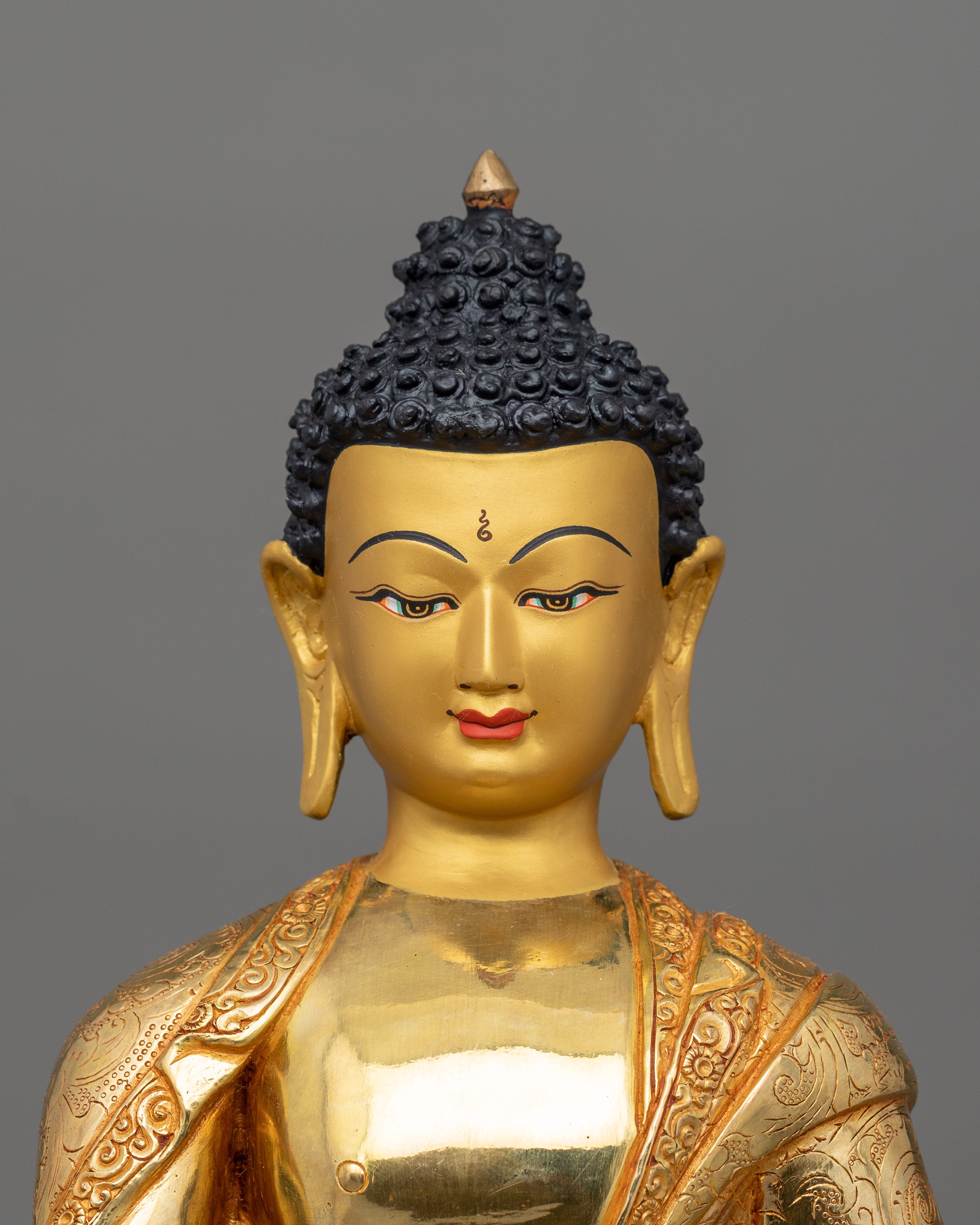 34cm Shakyamuni Enlightened Buddha Sculpture | The Embodiment of Awakening