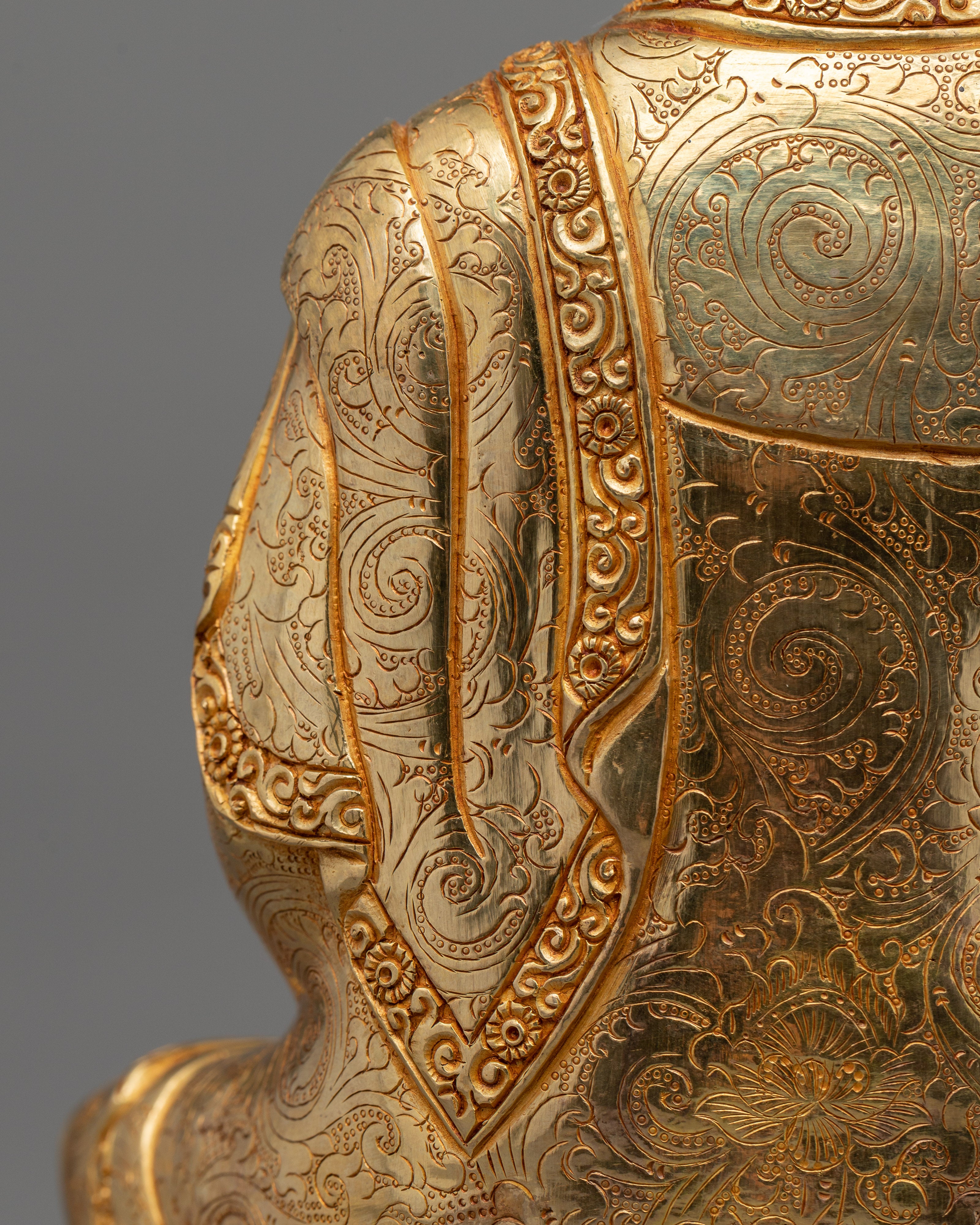 34cm Shakyamuni Enlightened Buddha Sculpture | The Embodiment of Awakening