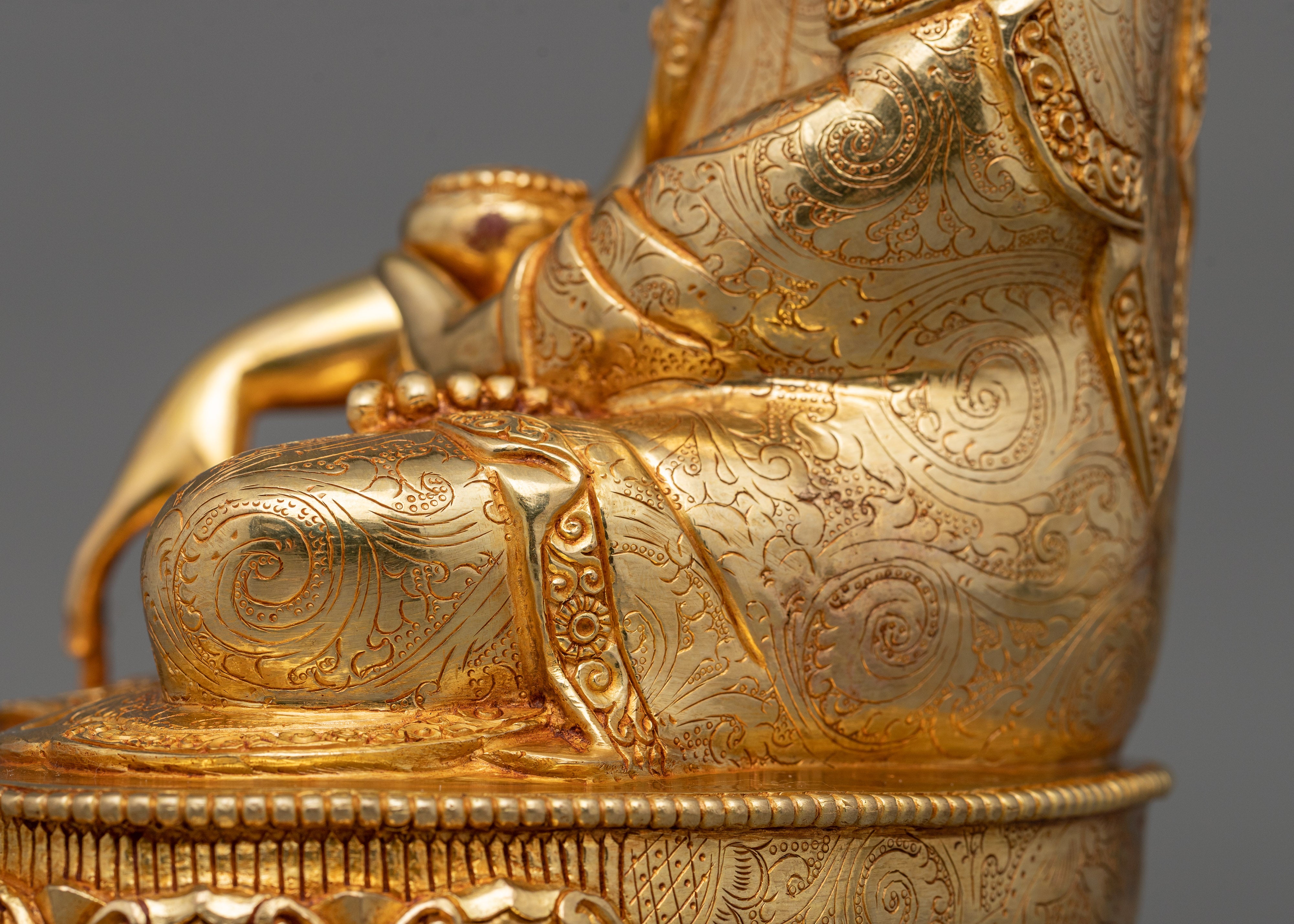 34cm Shakyamuni Enlightened Buddha Sculpture | The Embodiment of Awakening