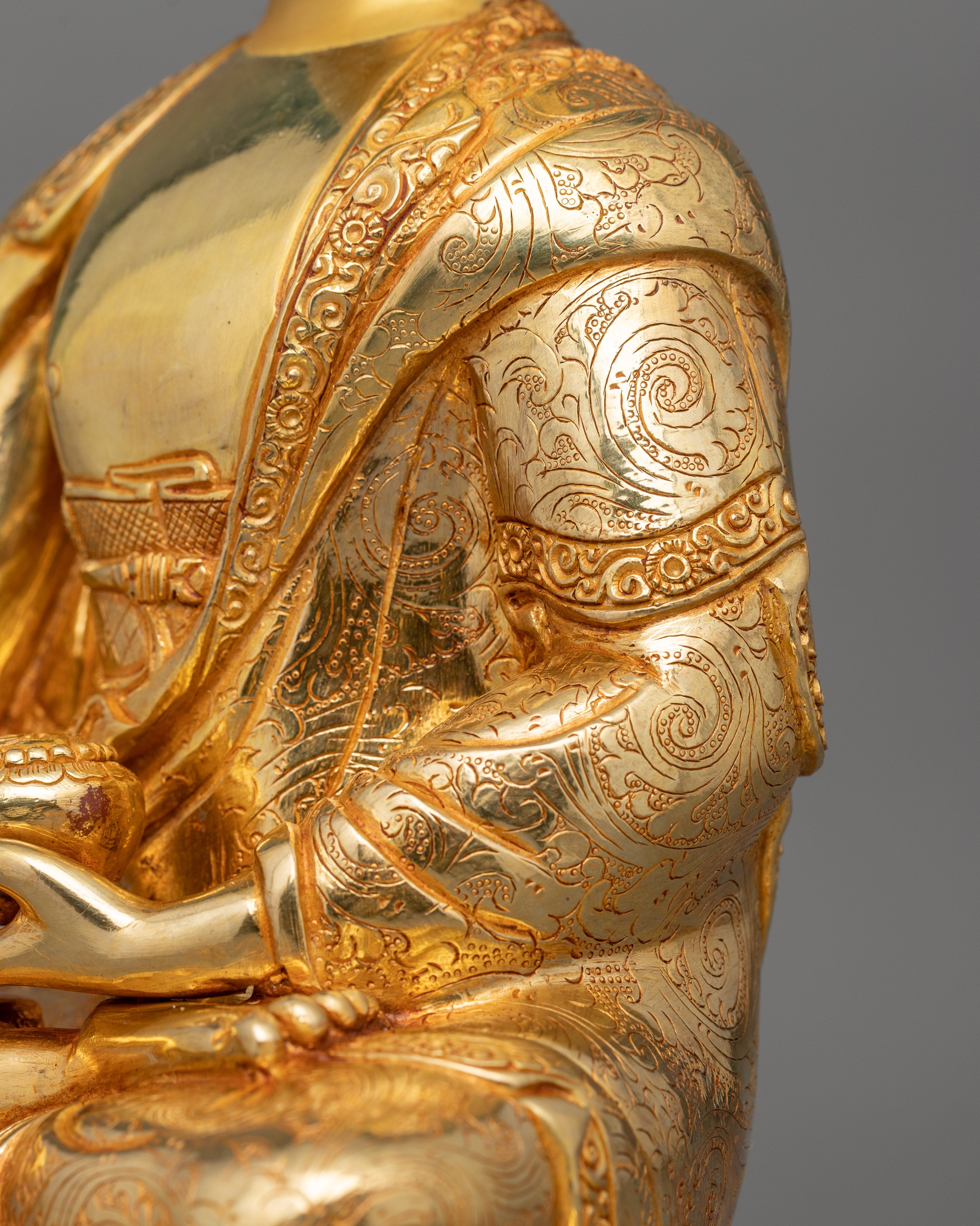 34cm Shakyamuni Enlightened Buddha Sculpture | The Embodiment of Awakening