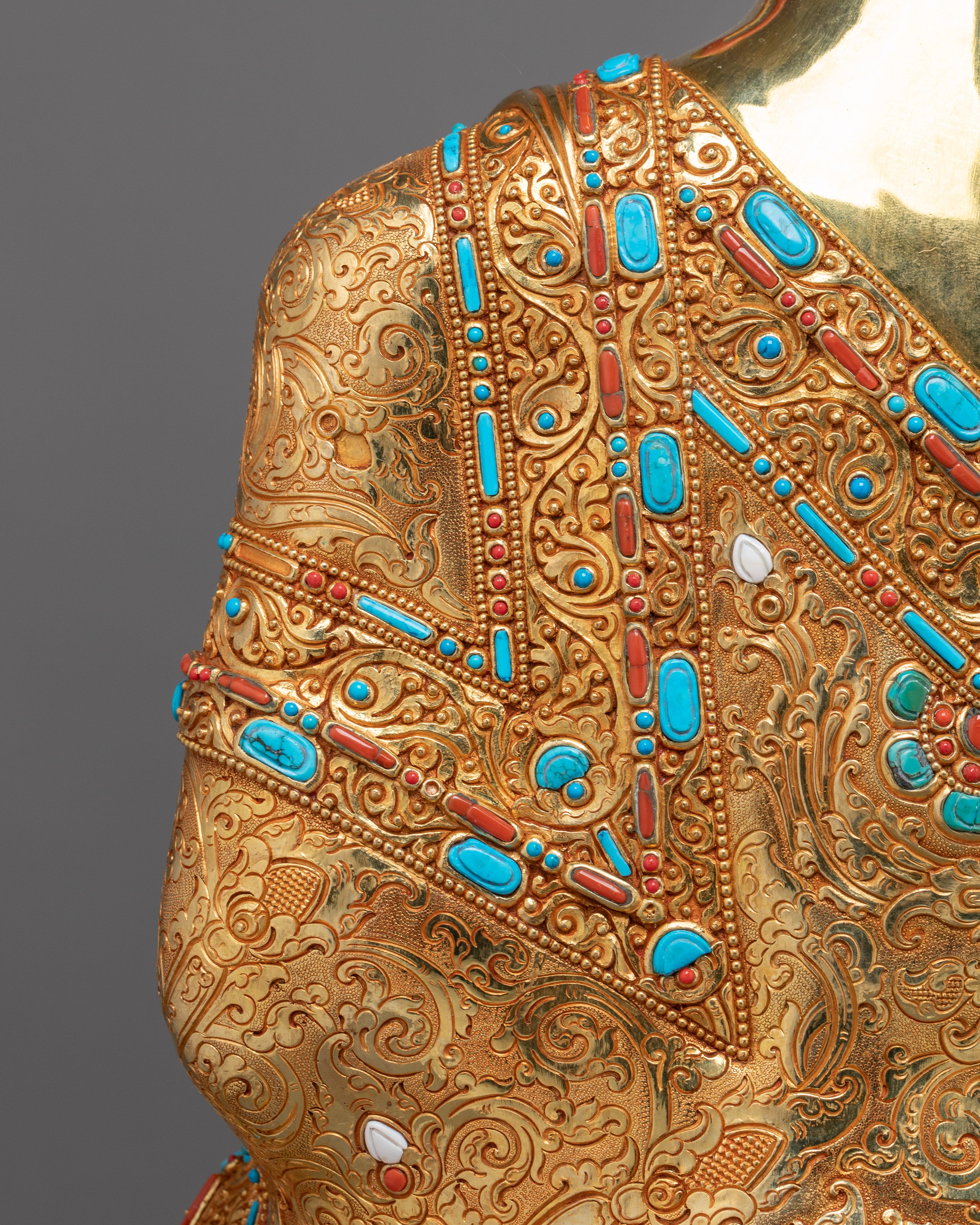 Handmade Present Buddha Shakyamuni Statue | Ideal for Meditation and Calmness