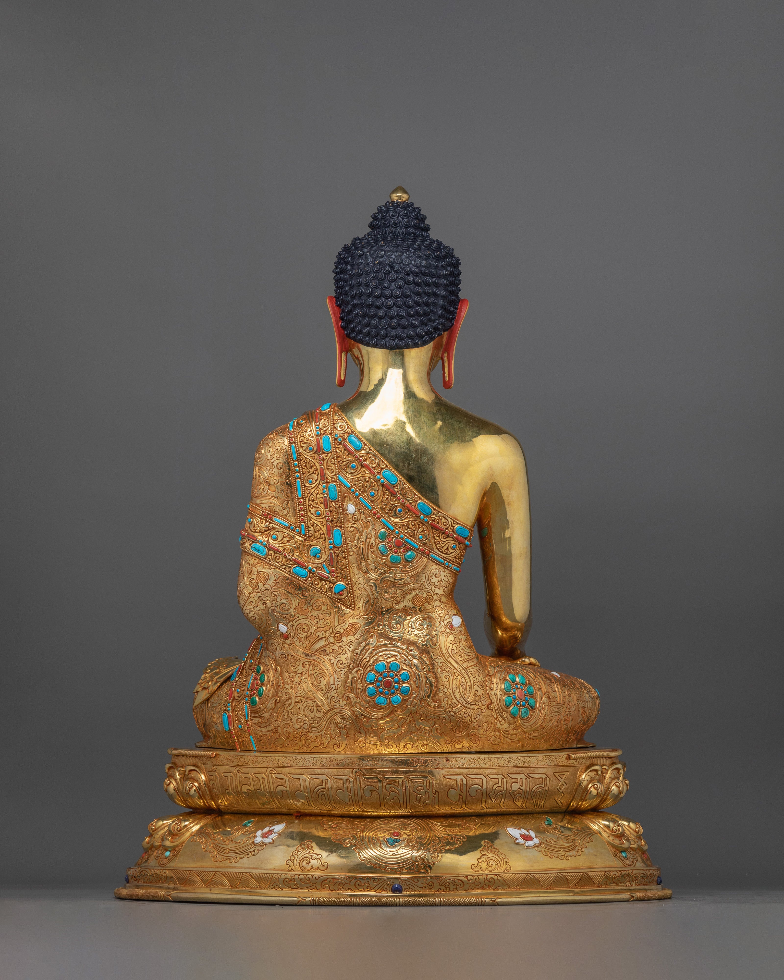 Handmade Present Buddha Shakyamuni Statue | Ideal for Meditation and Calmness