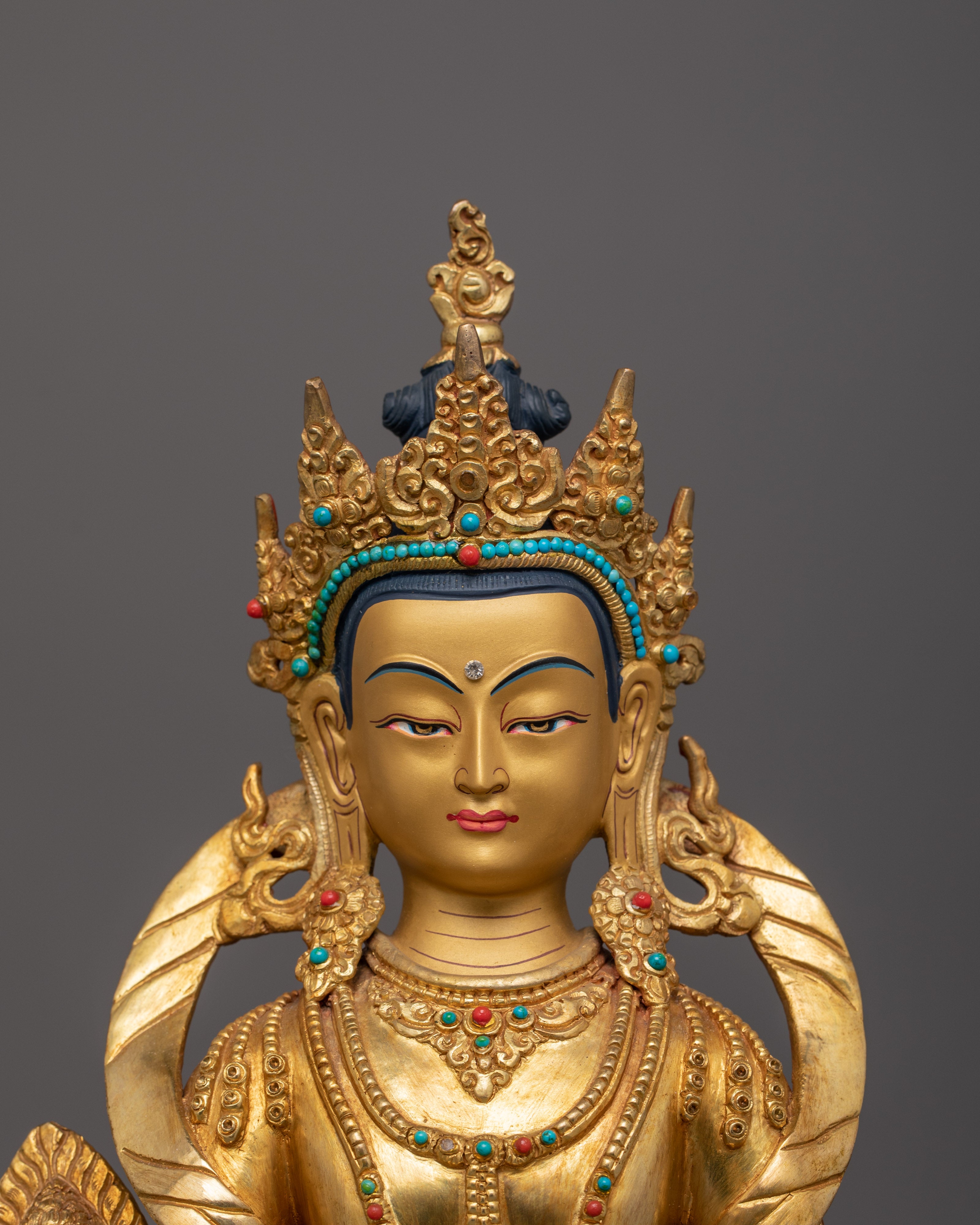 The Savior of Hell Beings Kshitigarbha Statue | Bodhisattva of Great Vows