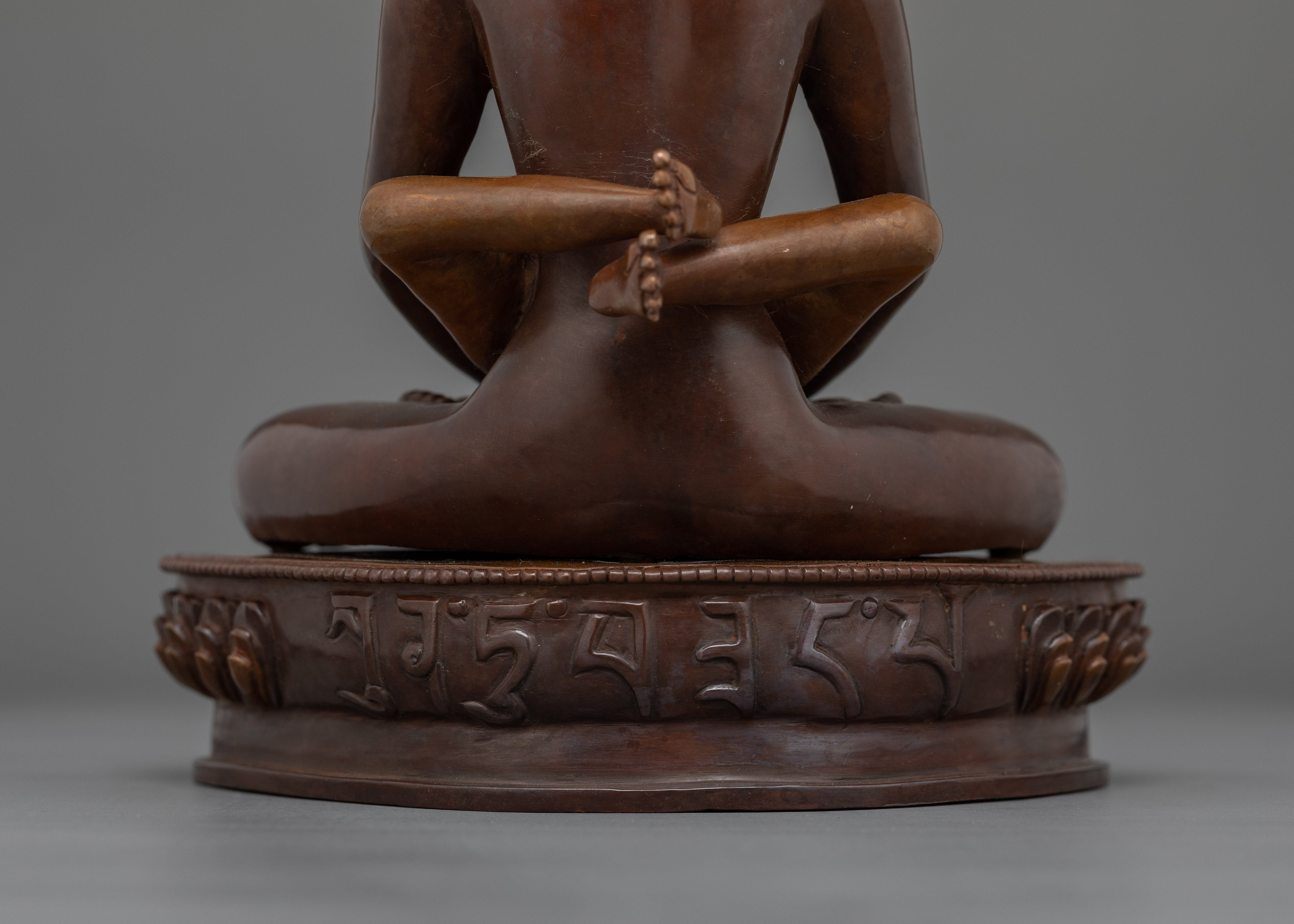 Dharma-focused Oxidized Samantabhadra with Consort | A Sacred Tantric Figure