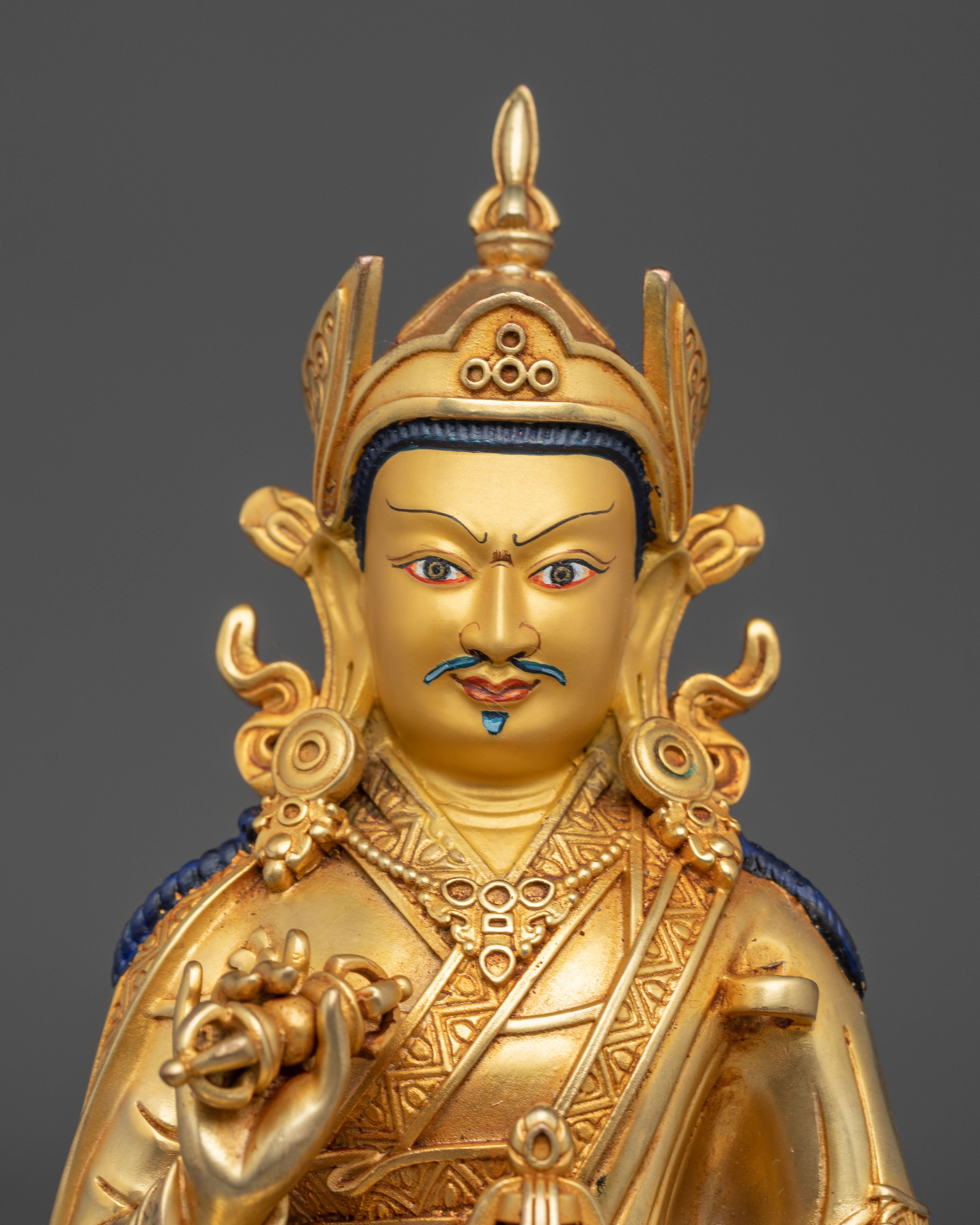 Golden Guru Tsokye Dorje Statue: The Manifestation of Guru Rinpoche