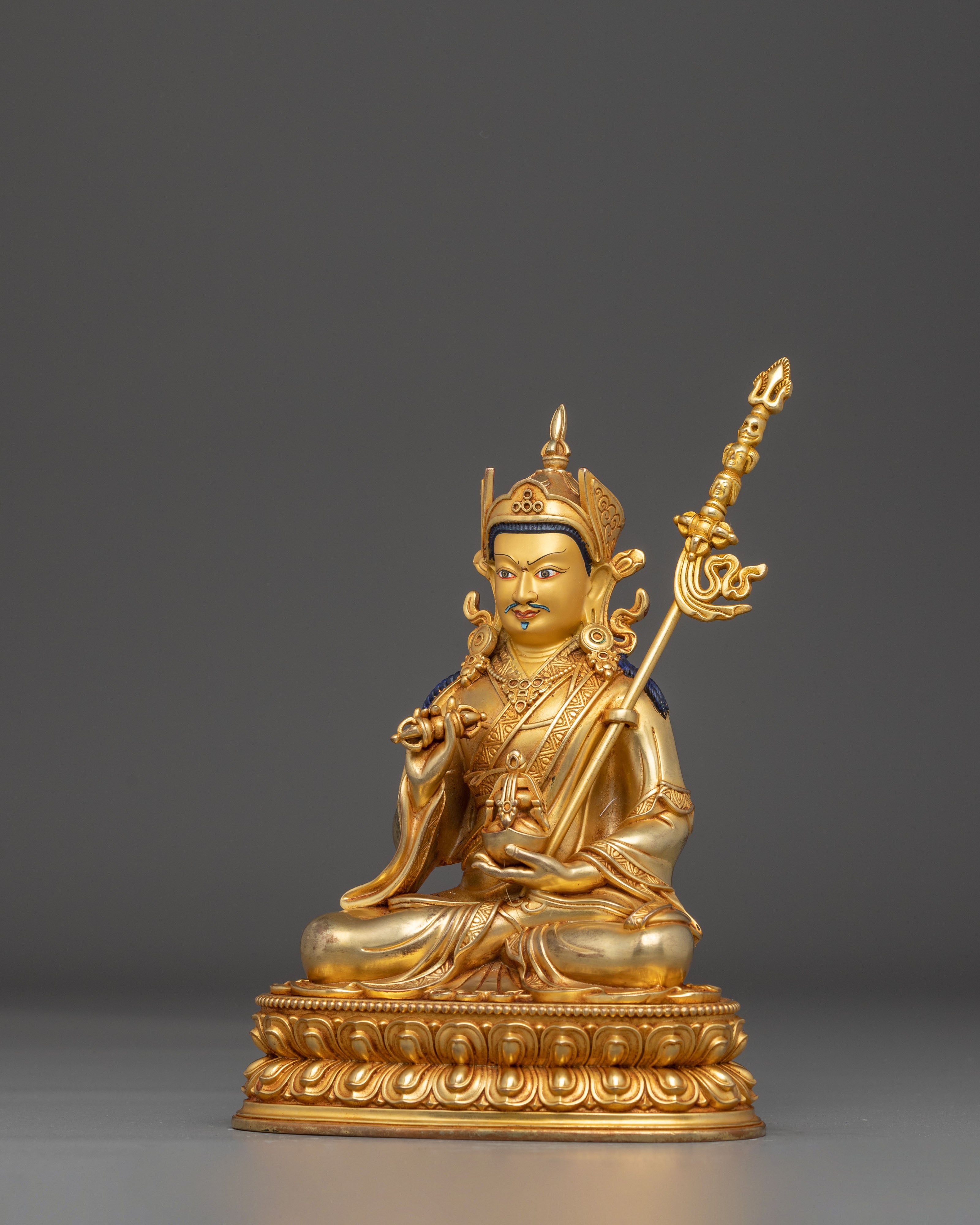 Golden Guru Tsokye Dorje Statue: The Manifestation of Guru Rinpoche