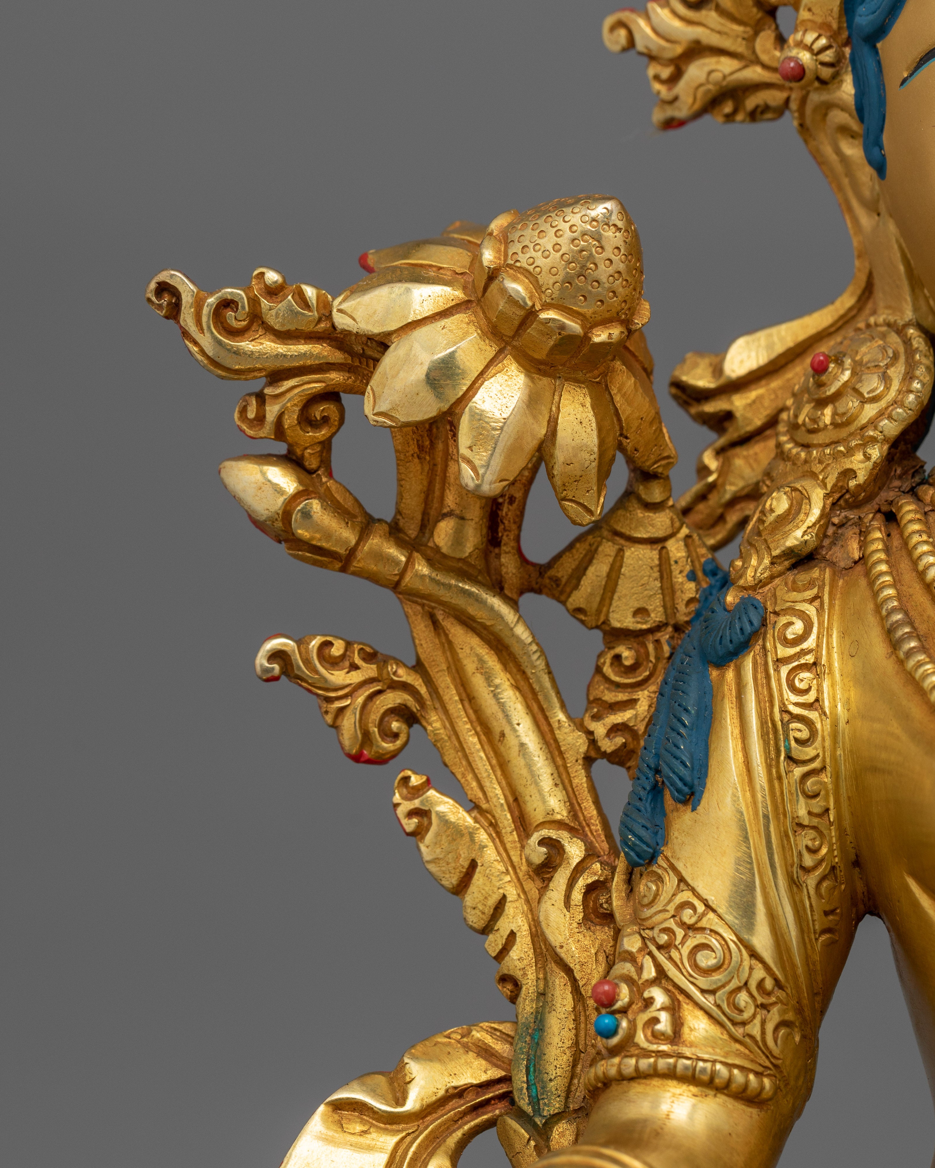 The Goddess of Longevity White Tara Statue | Buddhist Deity of Compassion