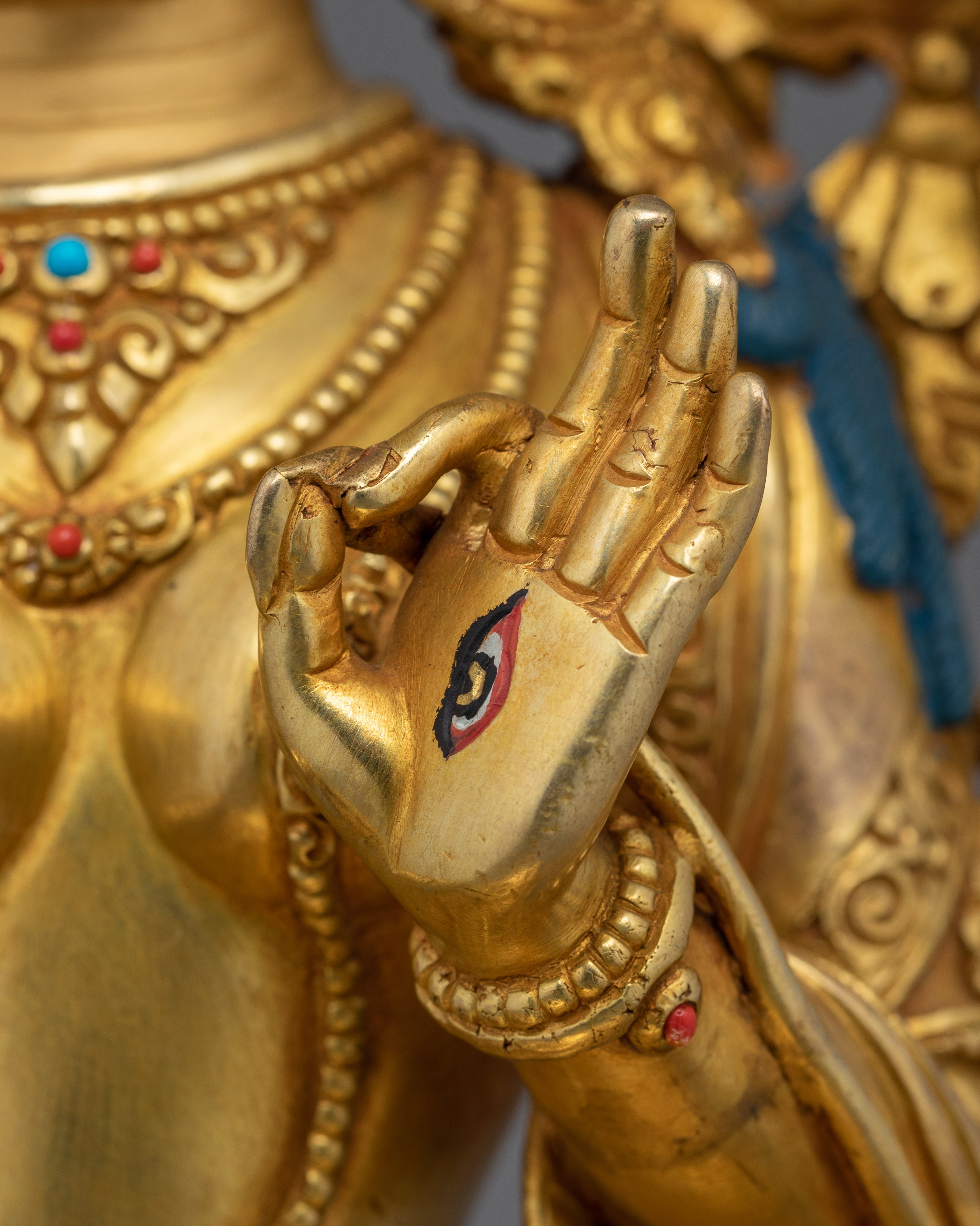 The Goddess of Longevity White Tara Statue | Buddhist Deity of Compassion