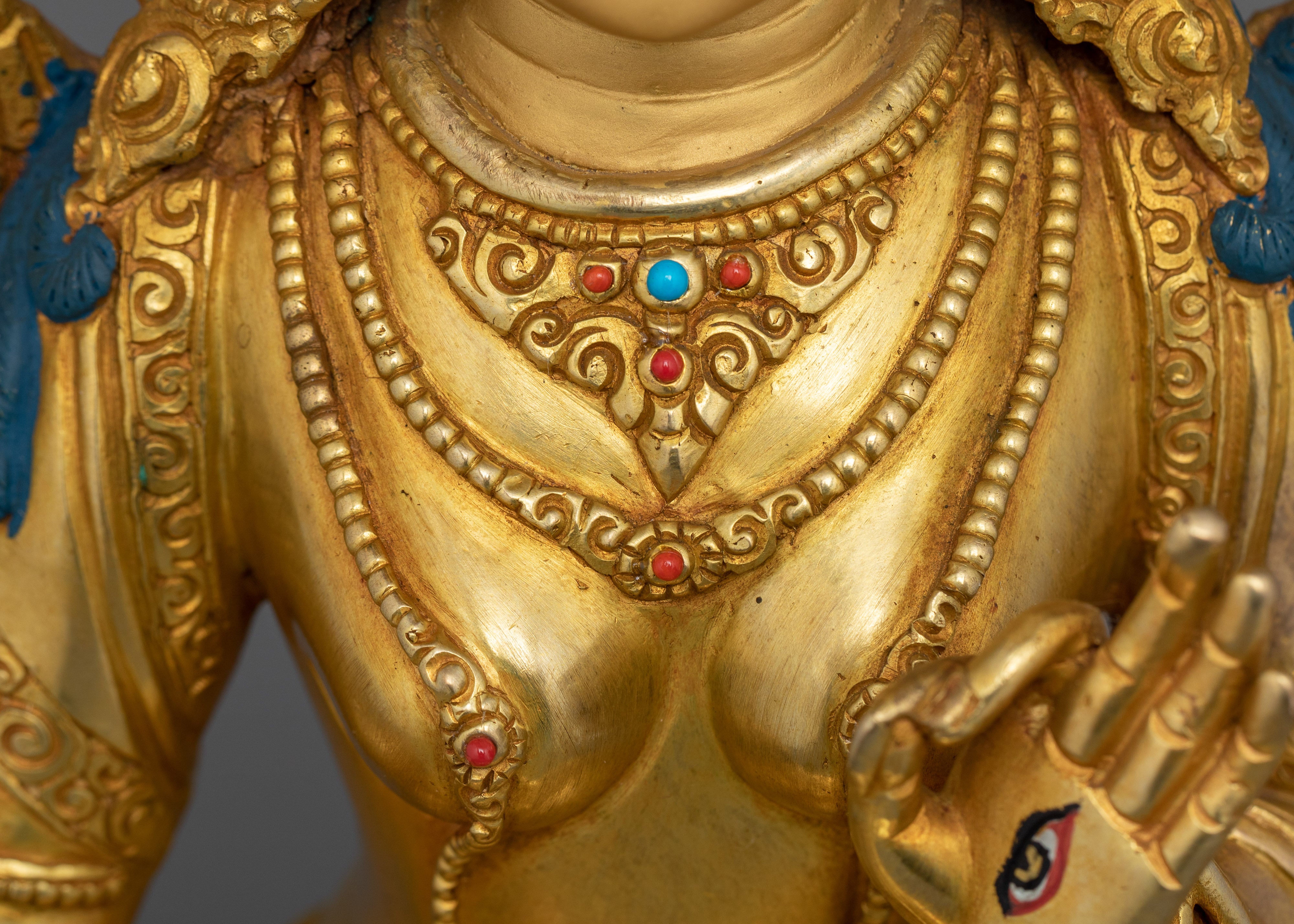 The Goddess of Longevity White Tara Statue | Buddhist Deity of Compassion