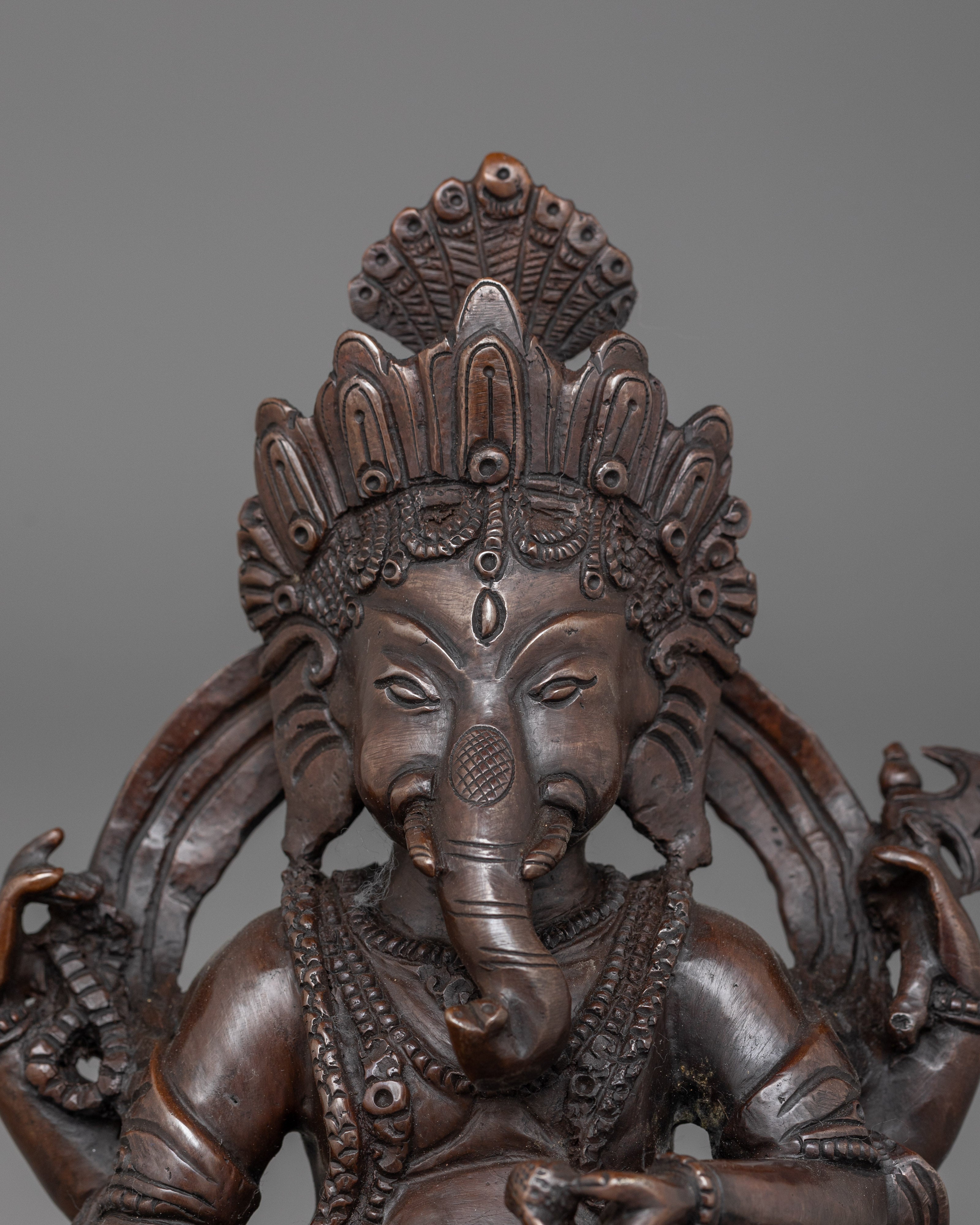 Hindu Lord of Wisdom Ganesh Figure | Spiritual Home Decor Statue