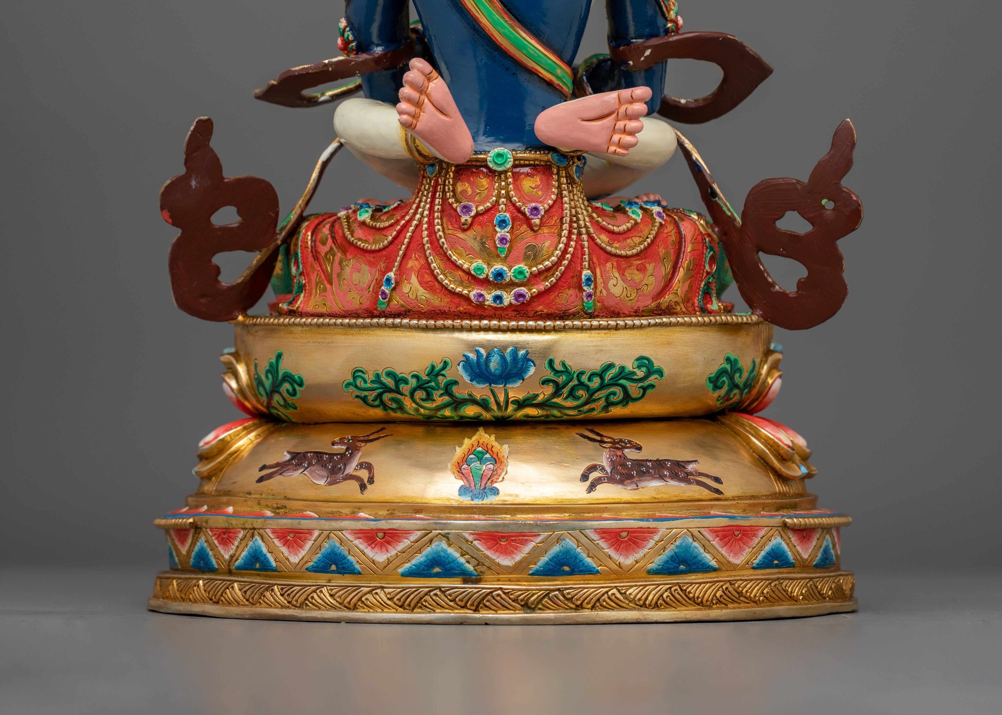 The Tantric Couple Vajradhara and his Consort Statue | Symbol of Ultimate Reality