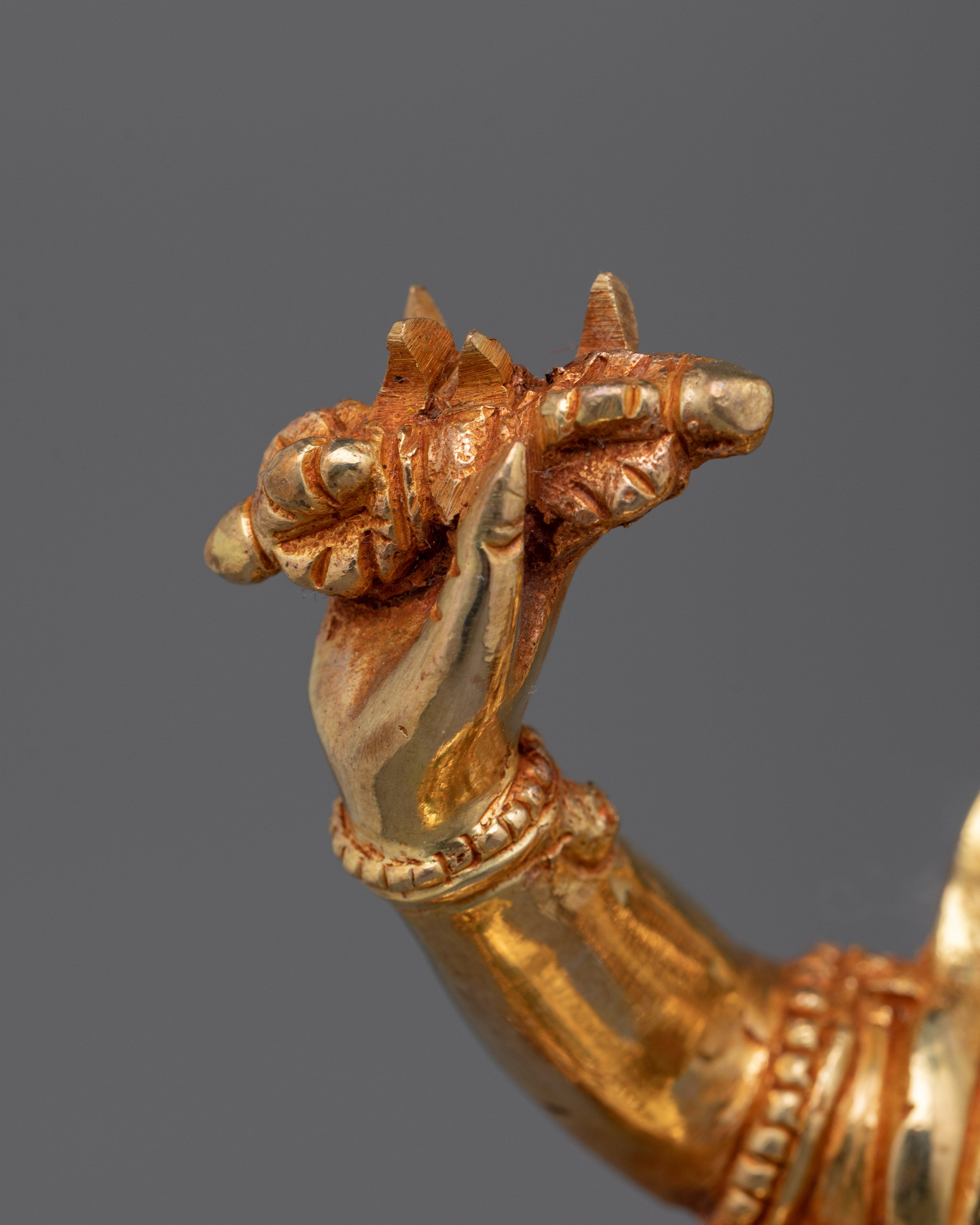 Holder of a Thunderbolt Vajrapani Sculpture | Himalayan Art of Nepal