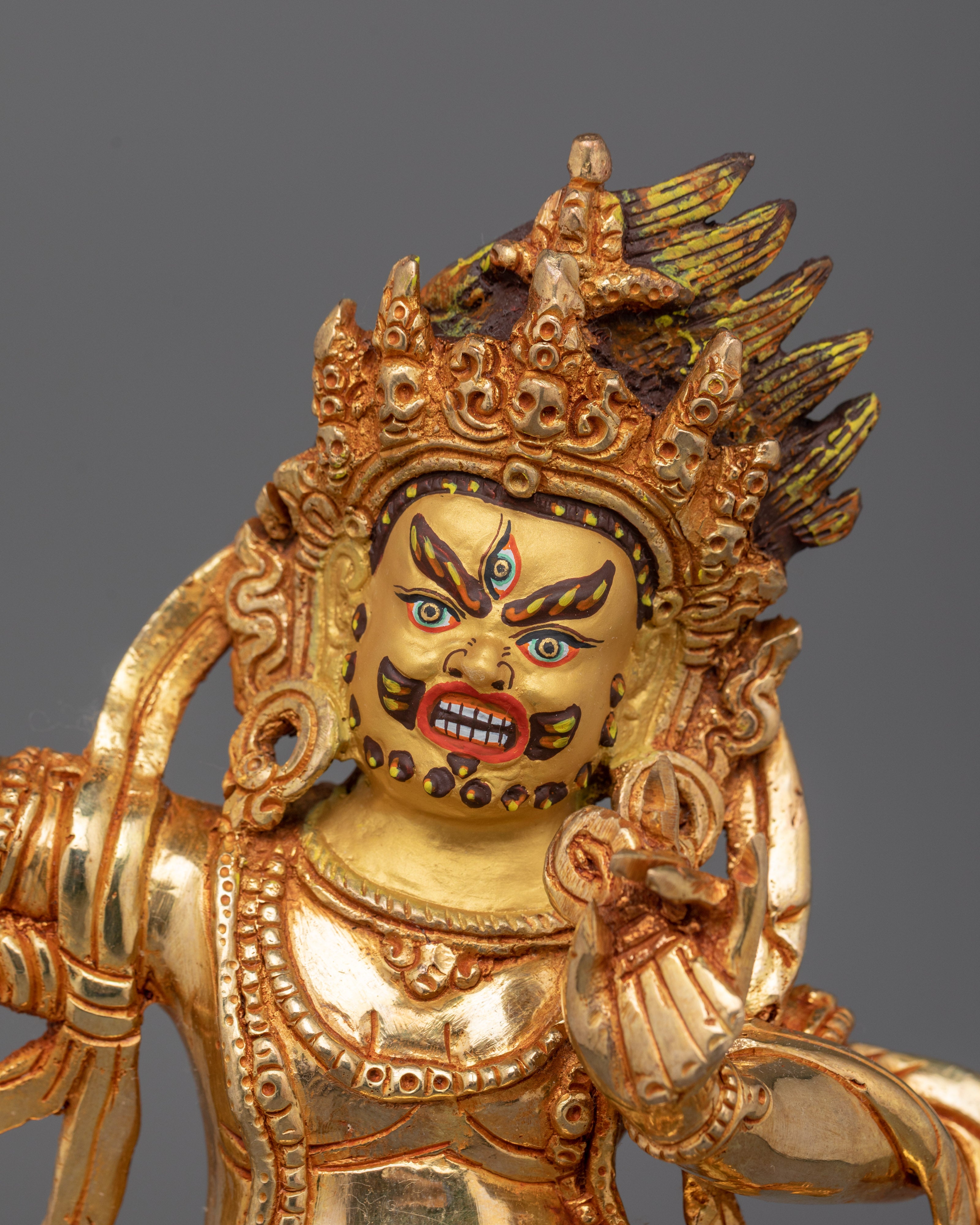 Holder of a Thunderbolt Vajrapani Sculpture | Himalayan Art of Nepal