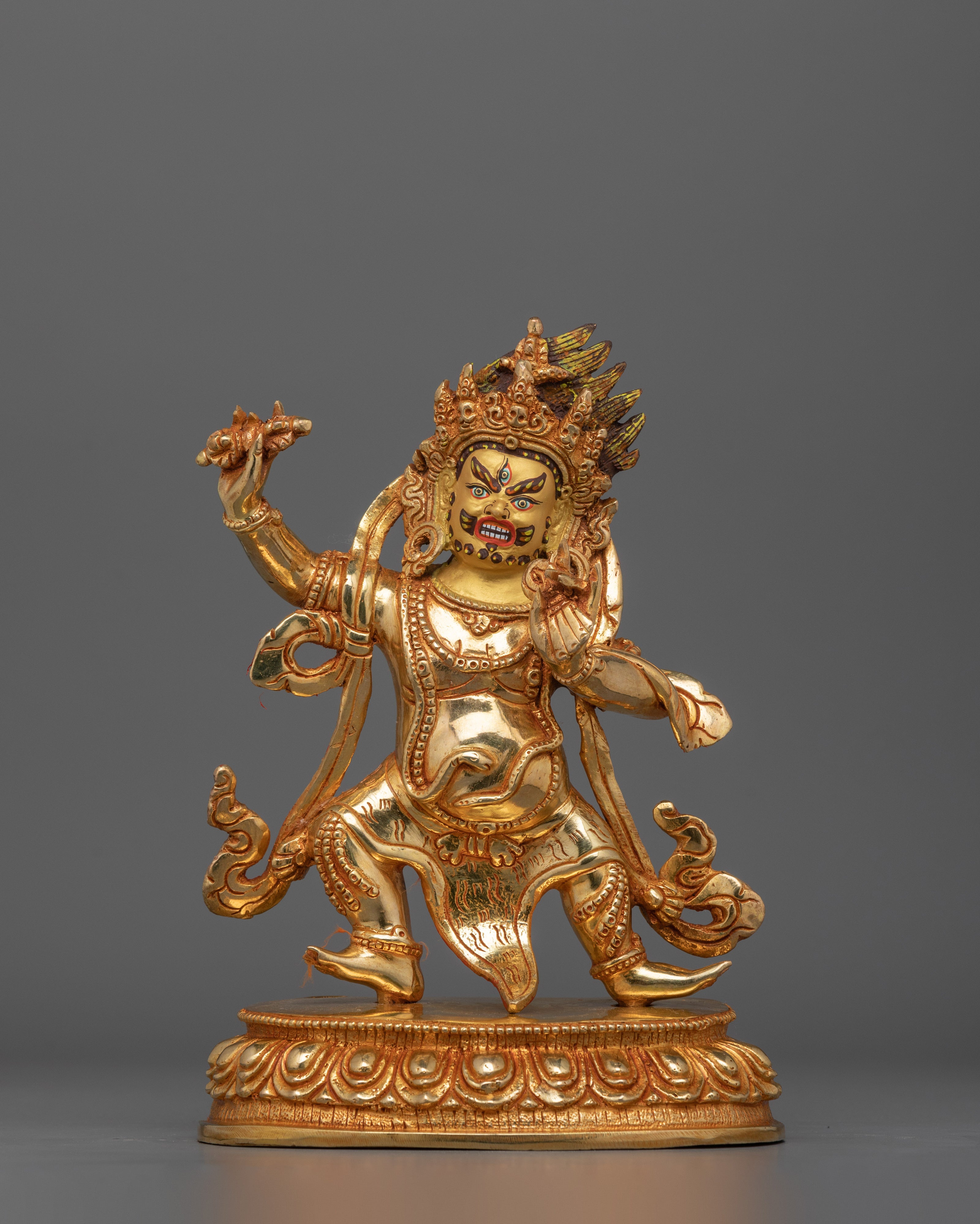 Holder of a Thunderbolt Vajrapani Sculpture | Himalayan Art of Nepal