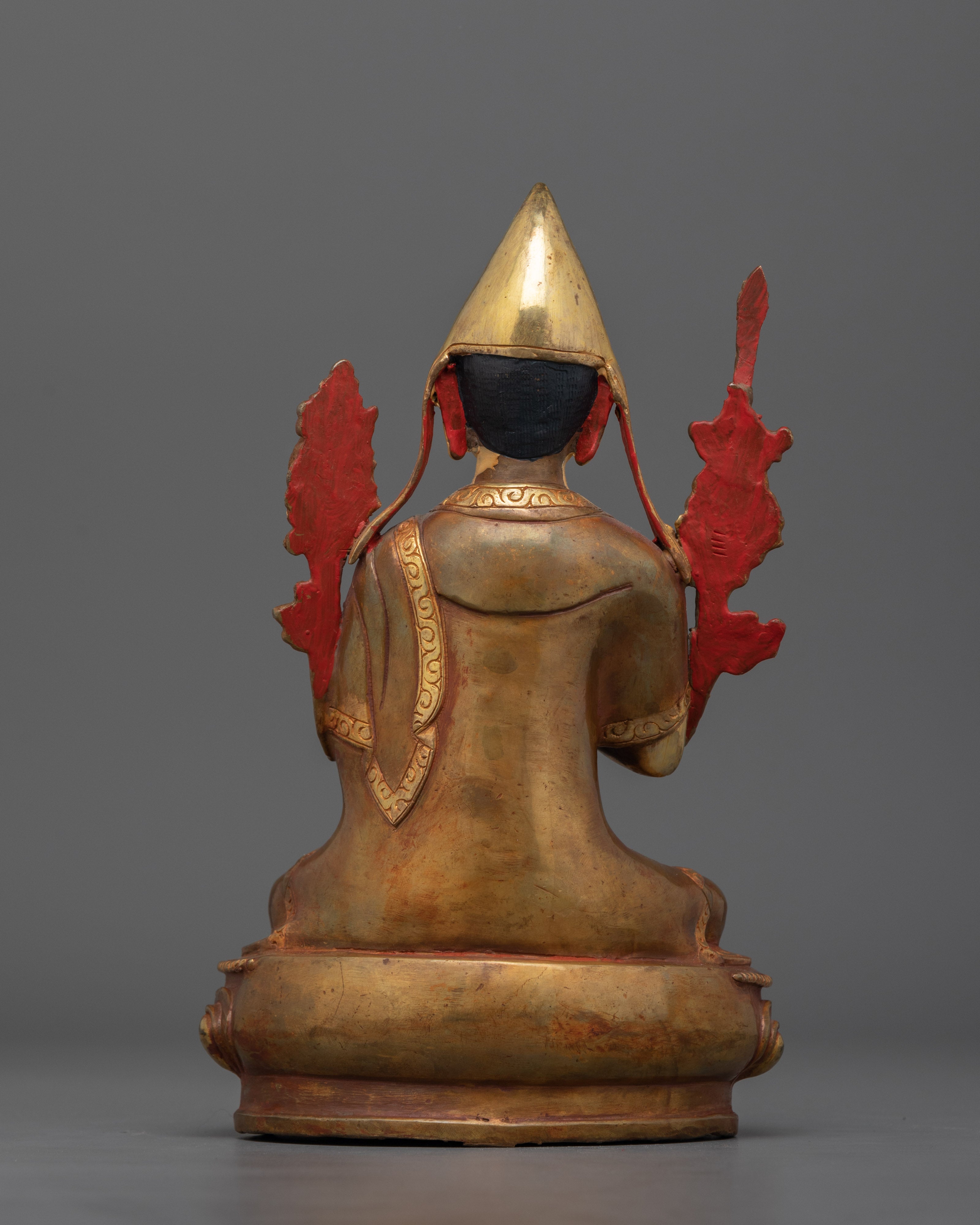 Buddhist Precious Master Je Tsongkhapa Statue | Great Tibetan Lama for Home and Altar