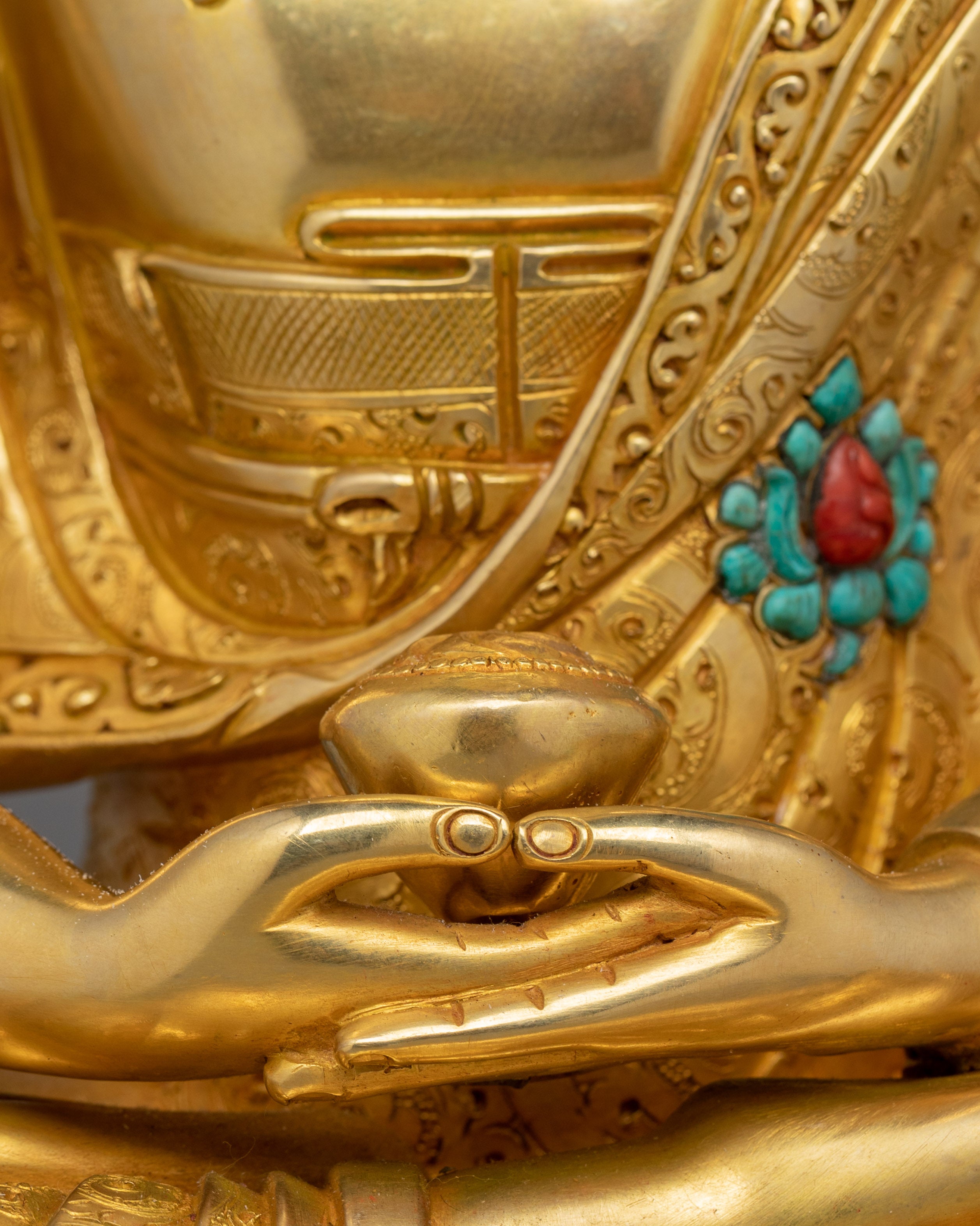 Tranquil Amitabha Buddha Dharma Statue | Limitless Light Pure Land Buddhism