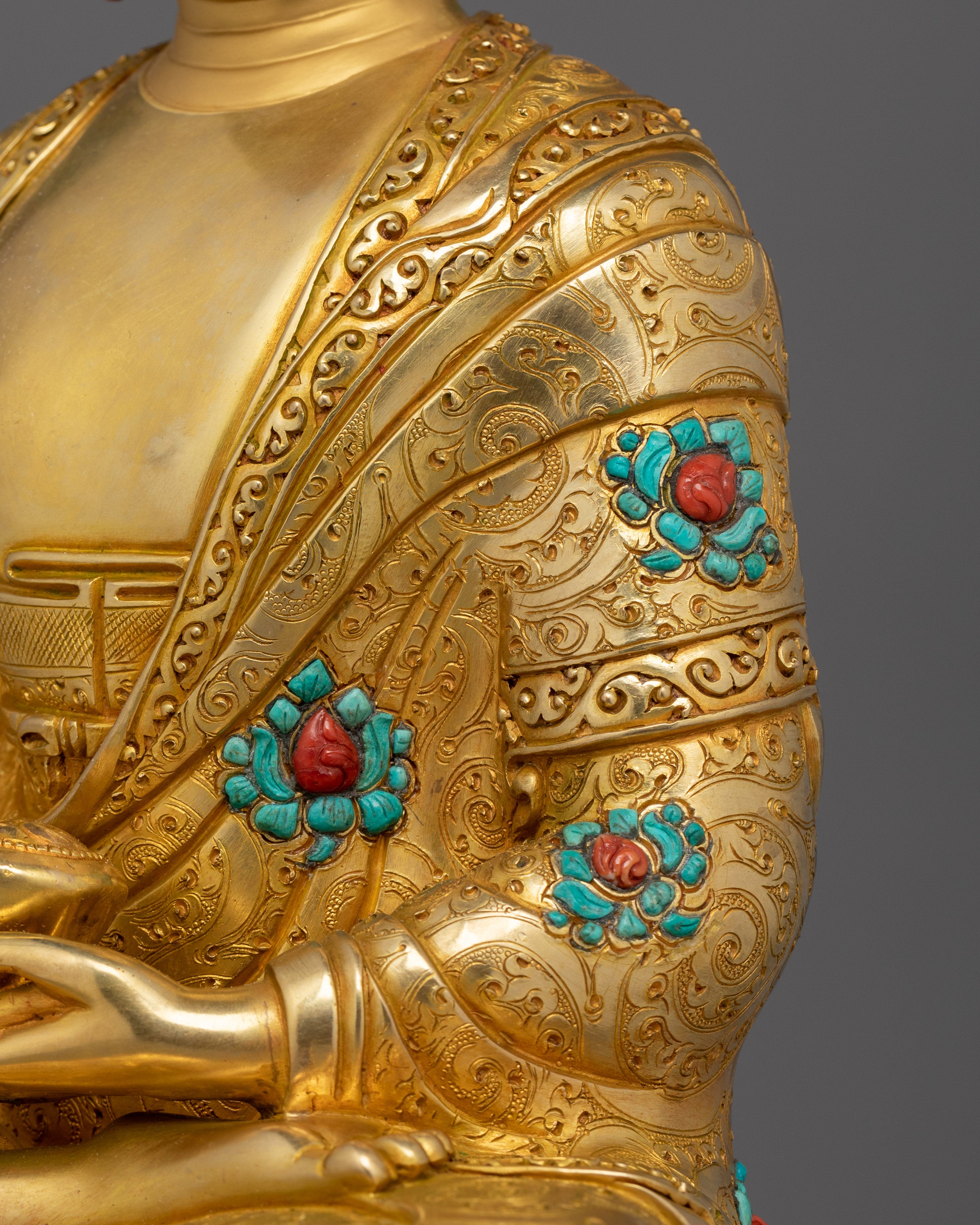 Tranquil Amitabha Buddha Dharma Statue | Limitless Light Pure Land Buddhism