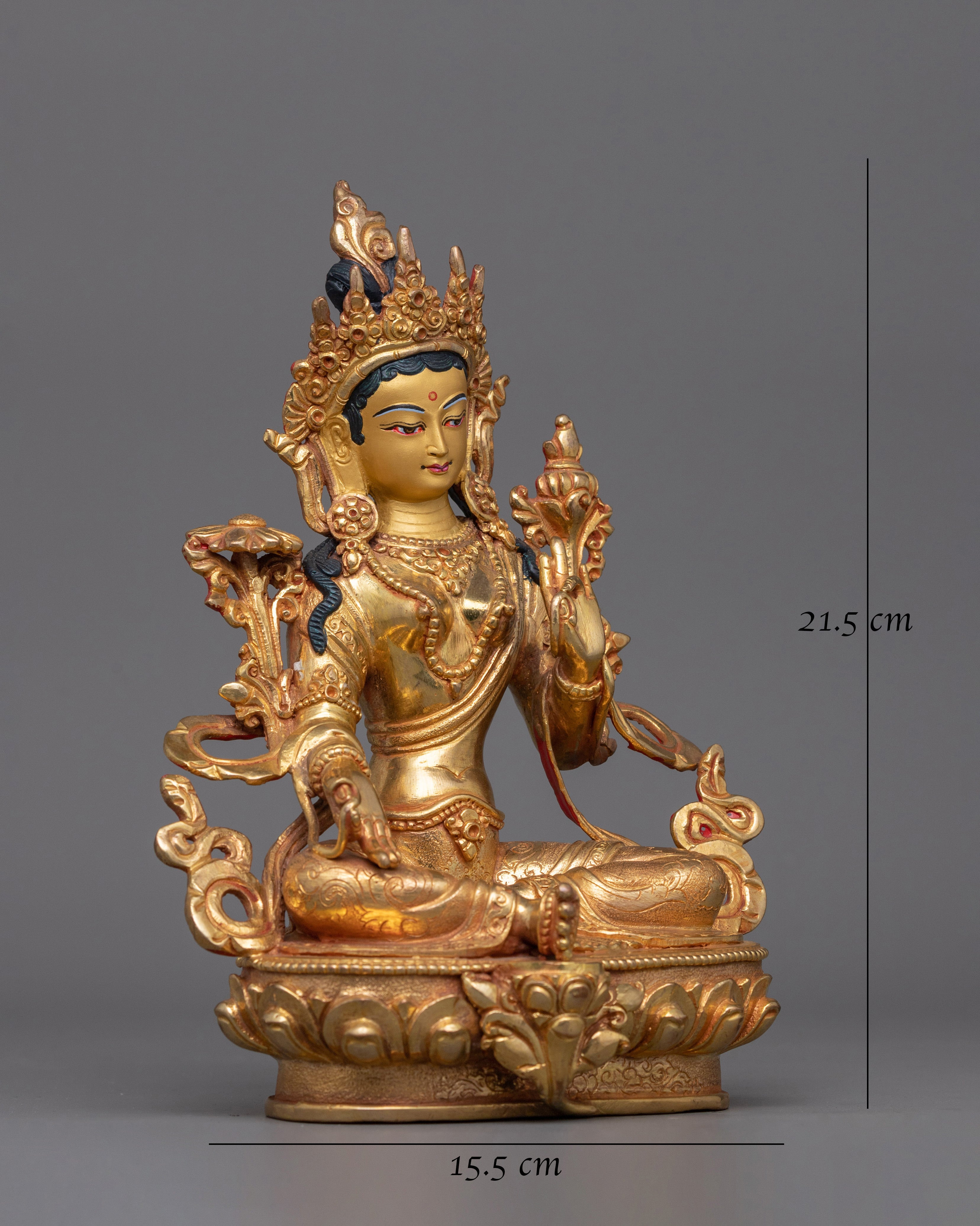 green-tara-sculpture-for-altar