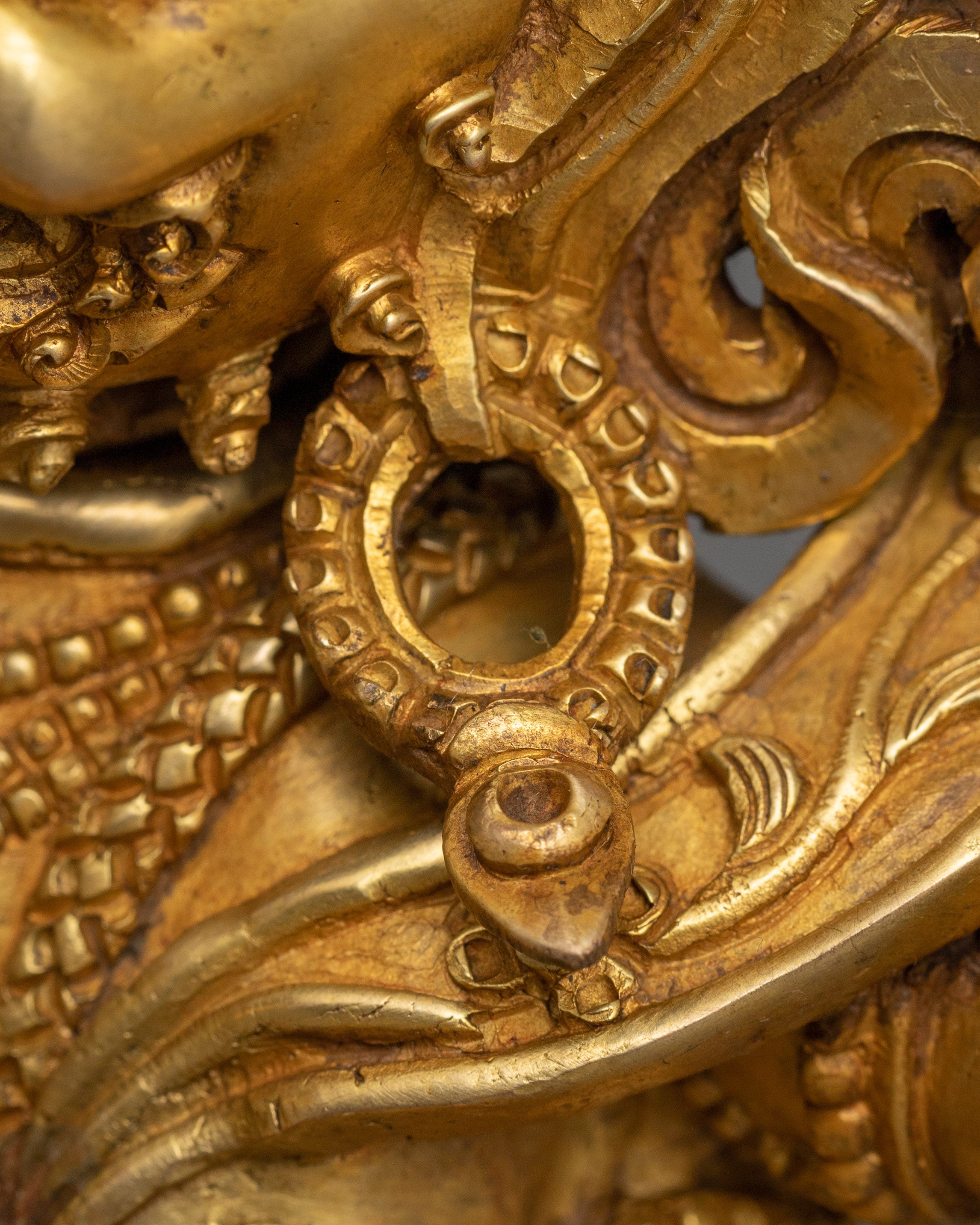 Wrathful Six-Armed Mahakala Sculpture | Spiritual Protector of Dharma