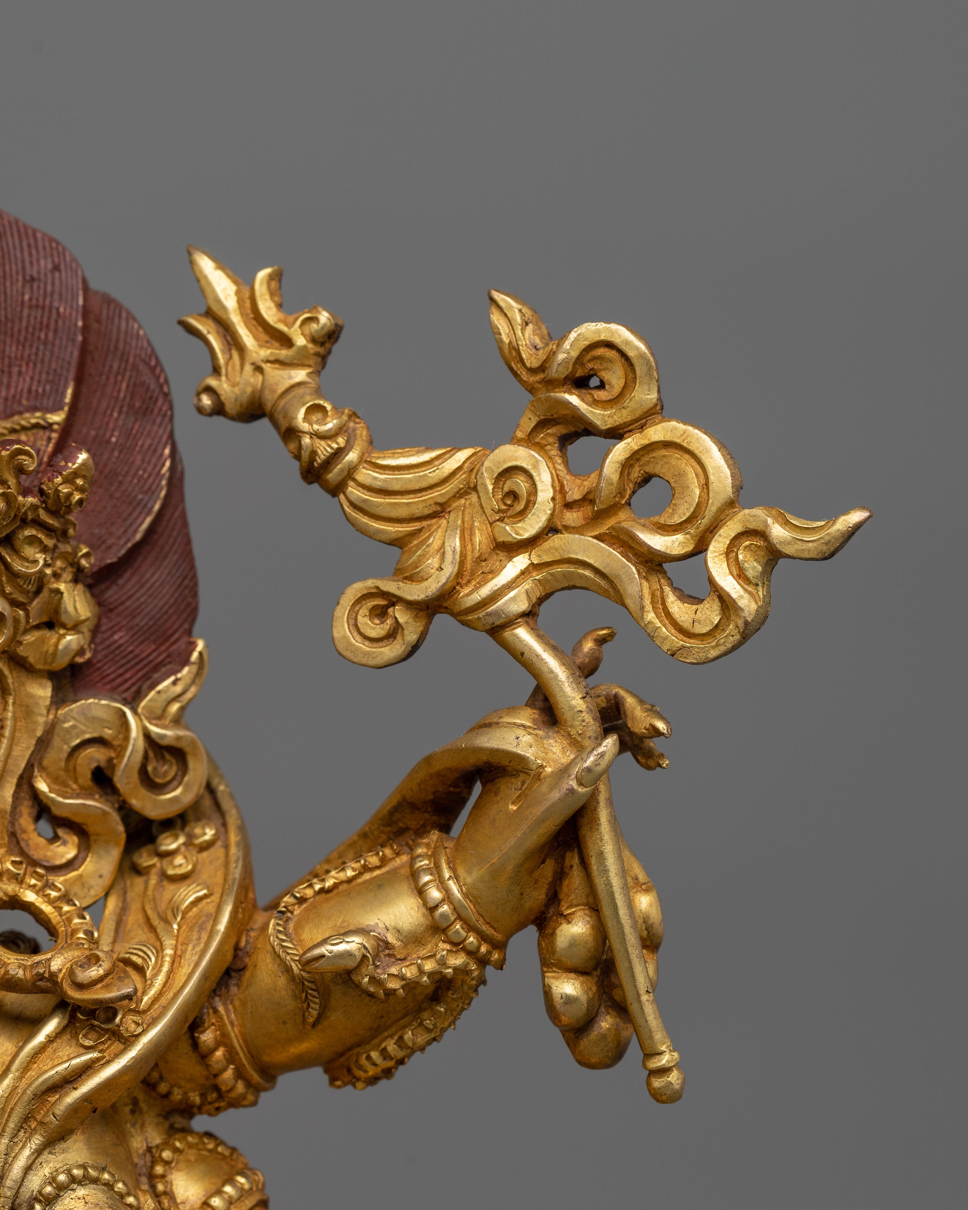 Wrathful Six-Armed Mahakala Sculpture | Spiritual Protector of Dharma