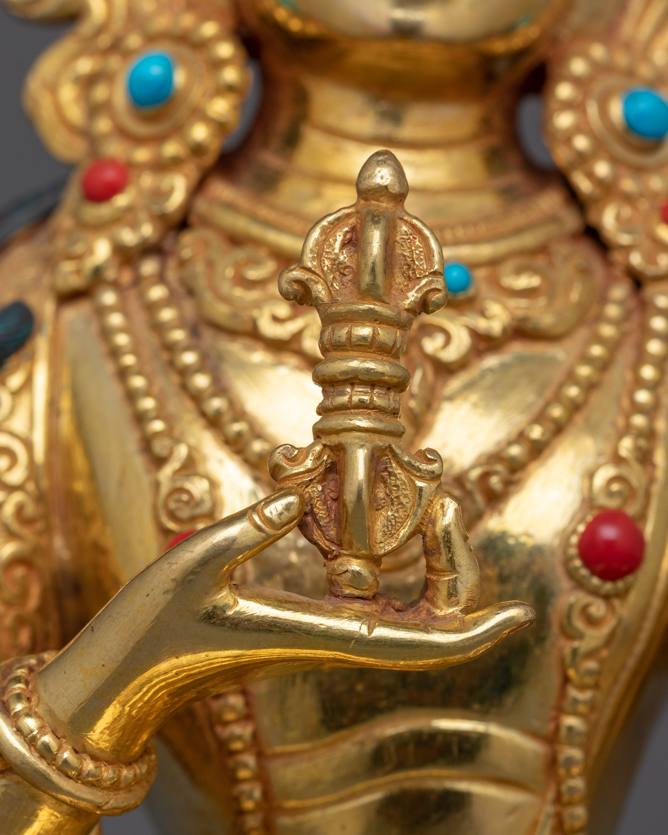 Vajrasattva Tibetan Dorje Sempa Figurine | Protector of Purity and Enlightenment