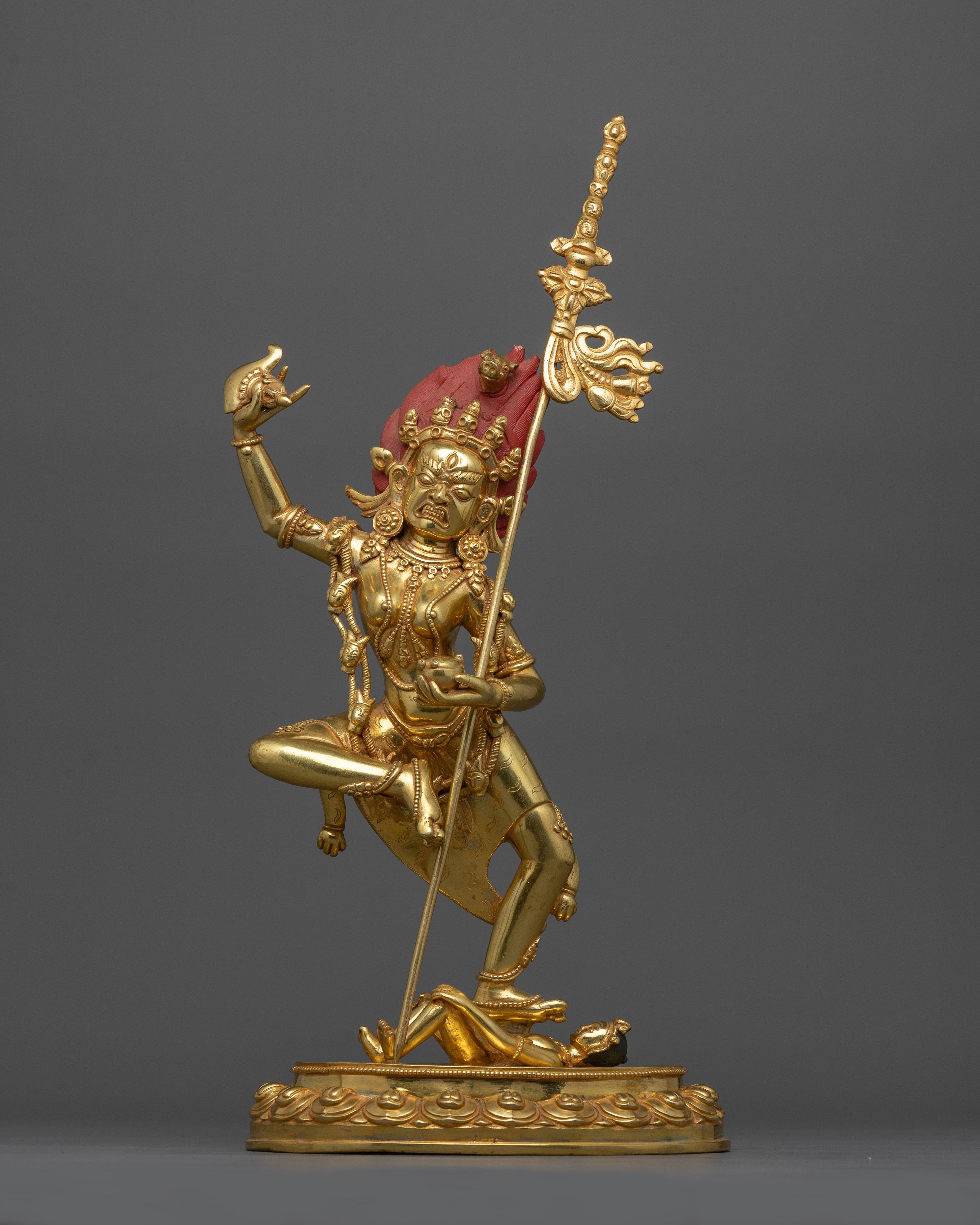 Traditional Wrathful Vajravarahi Figurine | Dorje Phagmo Goddess of Power
