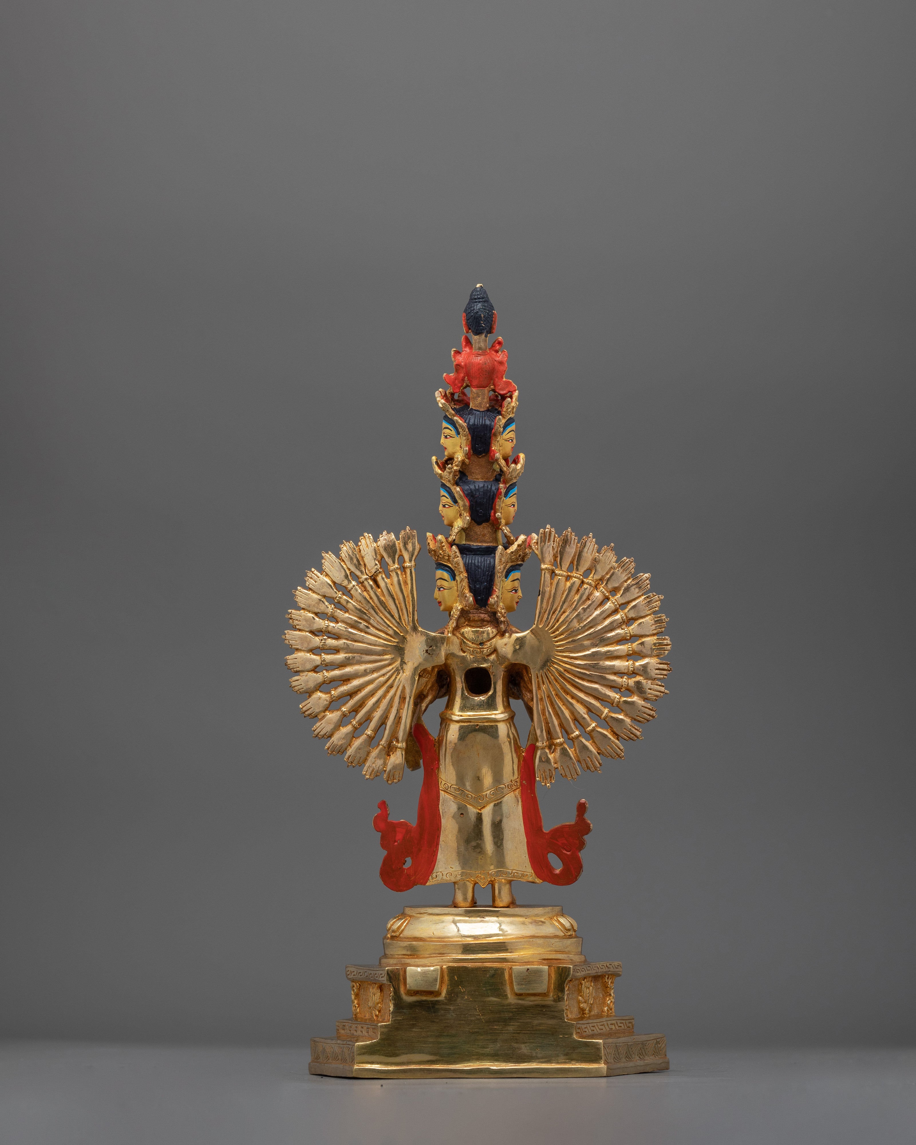 1000-Armed Chenresig Sculpture | Handcrafted Compassionate Buddha