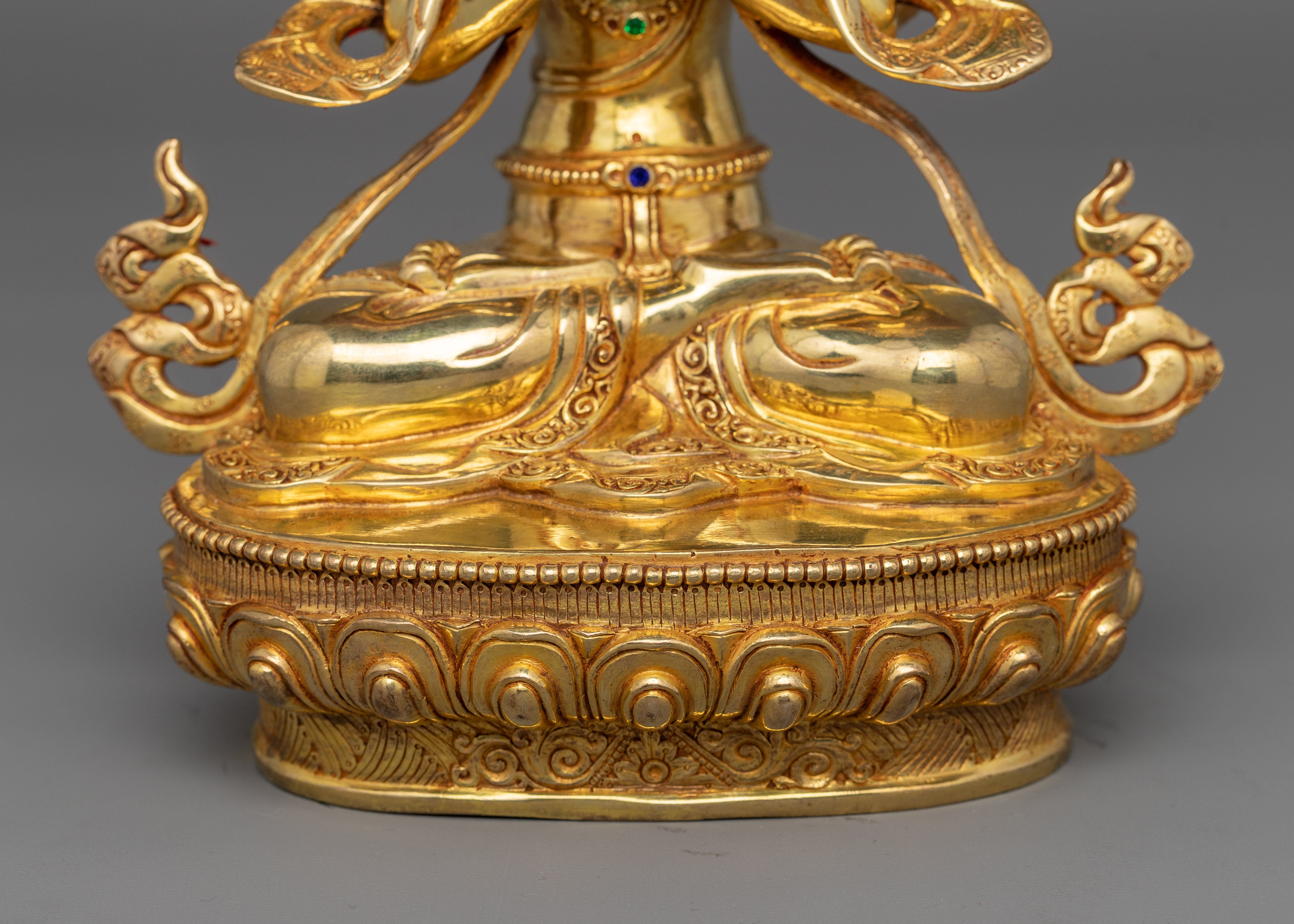 Four-Armed Chenrezig Guan Yin Figurine | Sculpture of Compassion, Mercy, and Love
