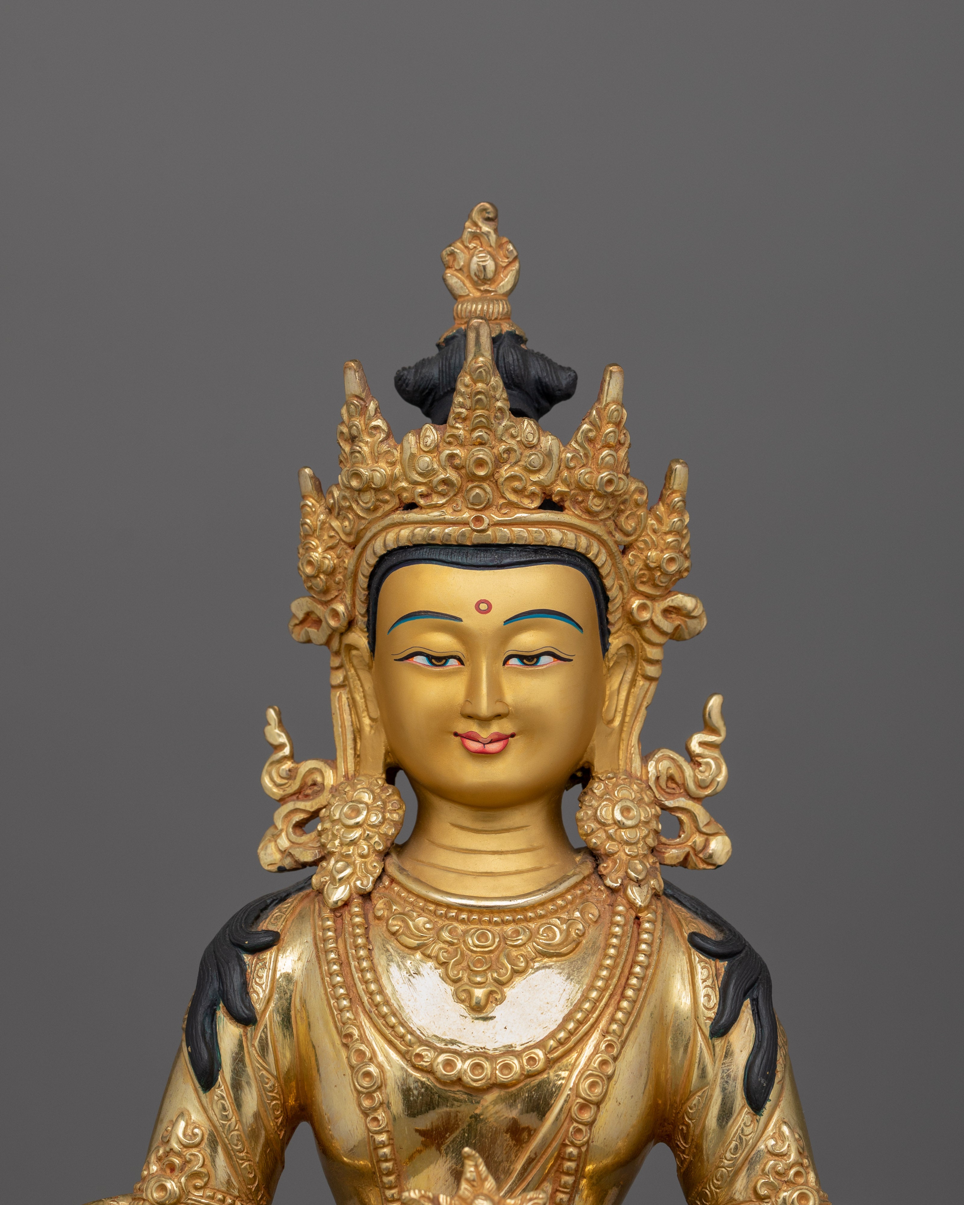Amitayus Buddha of Long Life Sculpture | Statue for Spiritual Well-being