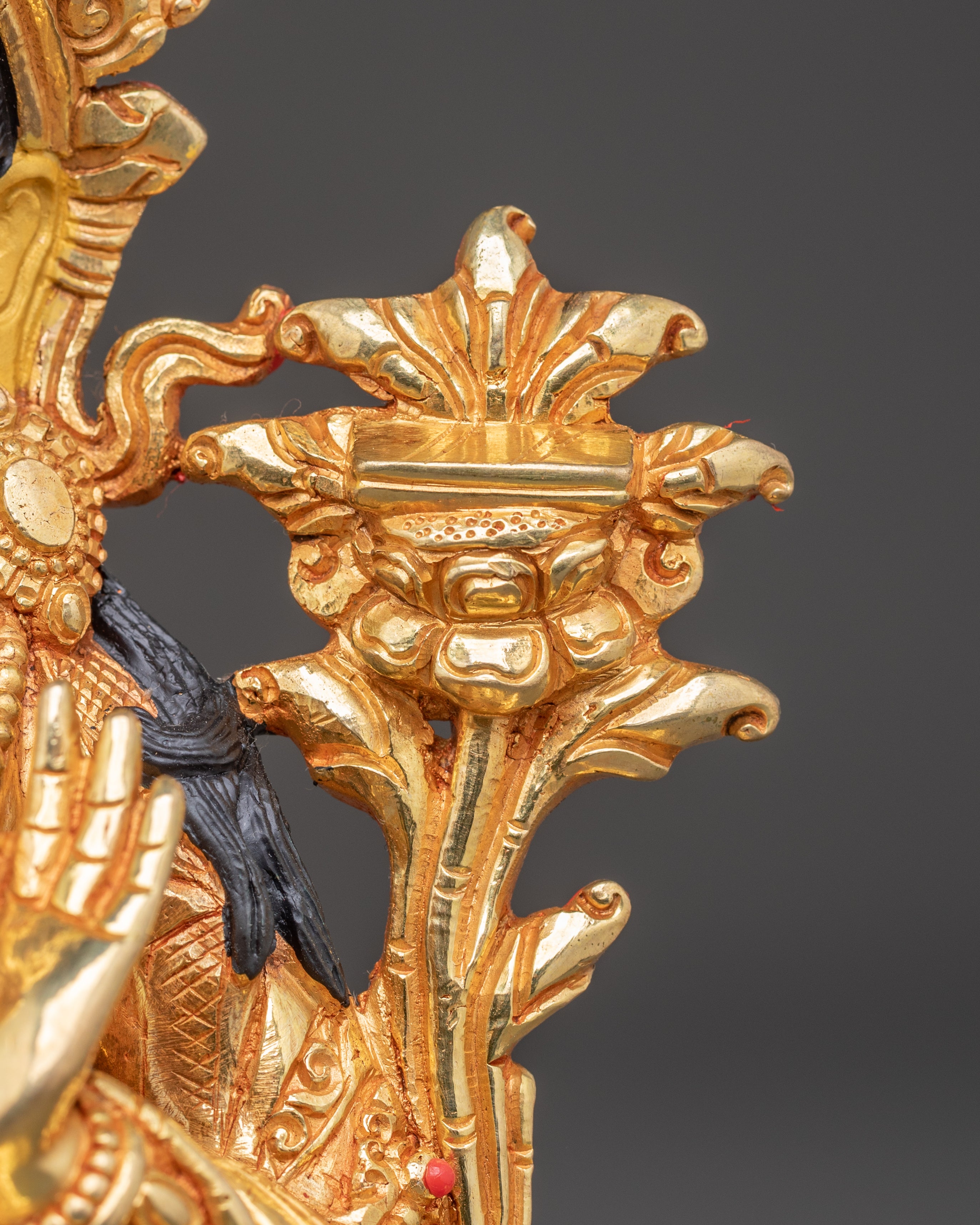 Handcrafted Copper Art of Bodhisattva Manjushri | Tibetan Buddhist Deity