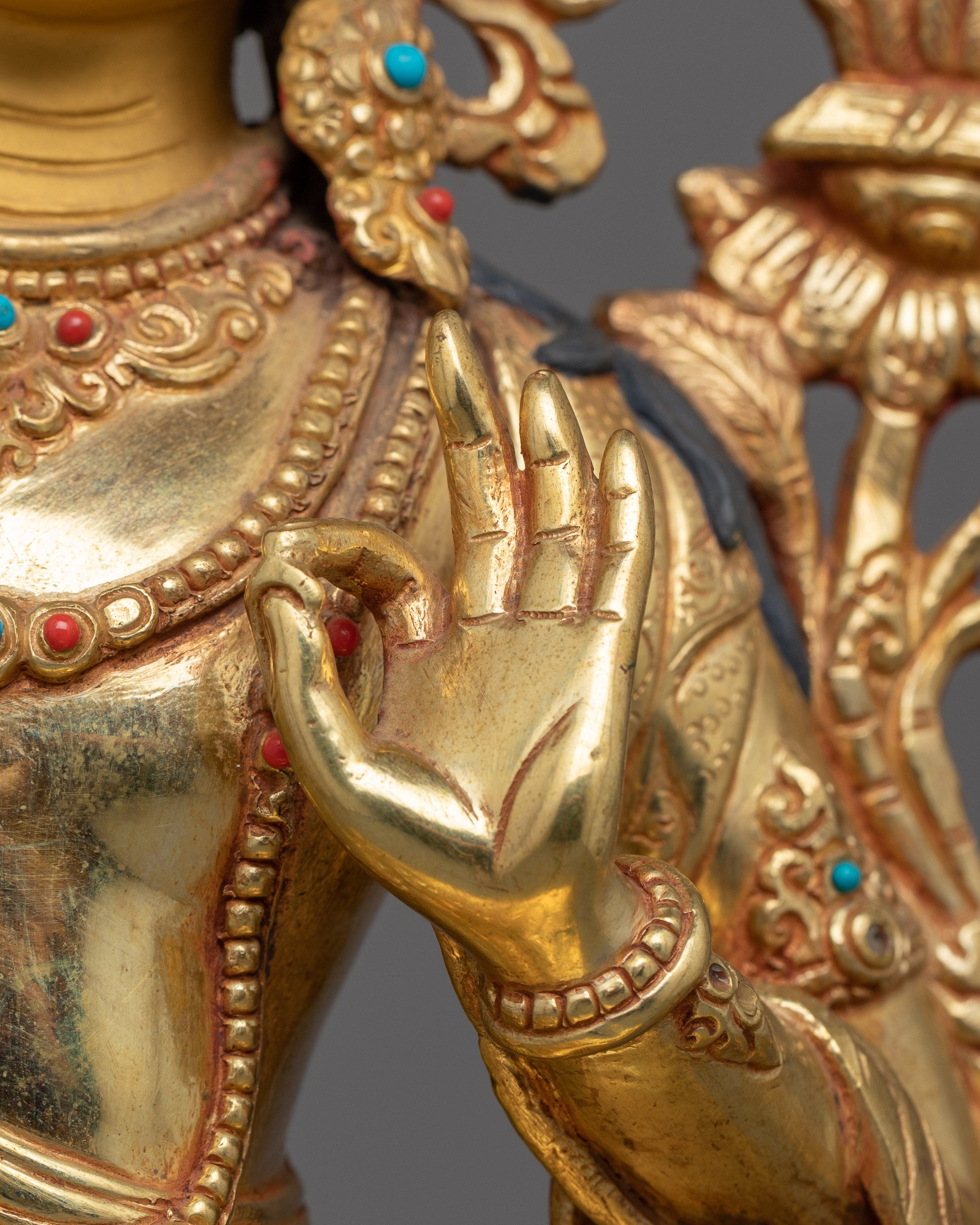 Manjushri Guardian of Spiritual Wisdom Sculpture | Perfect for Meditation