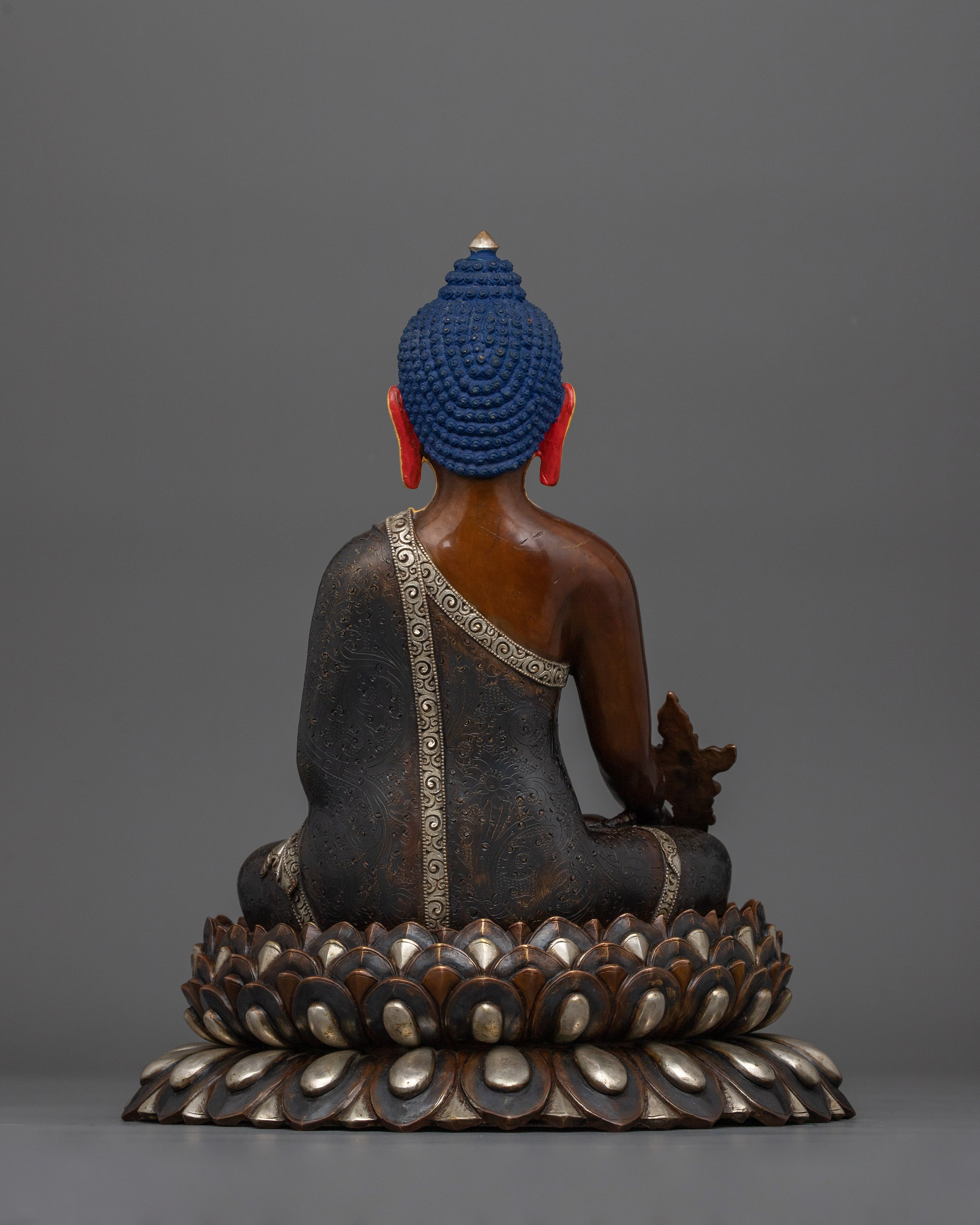 Spiritual Healing Medicine Buddha for Spiritual Well-Being | Peace and Protection Decor