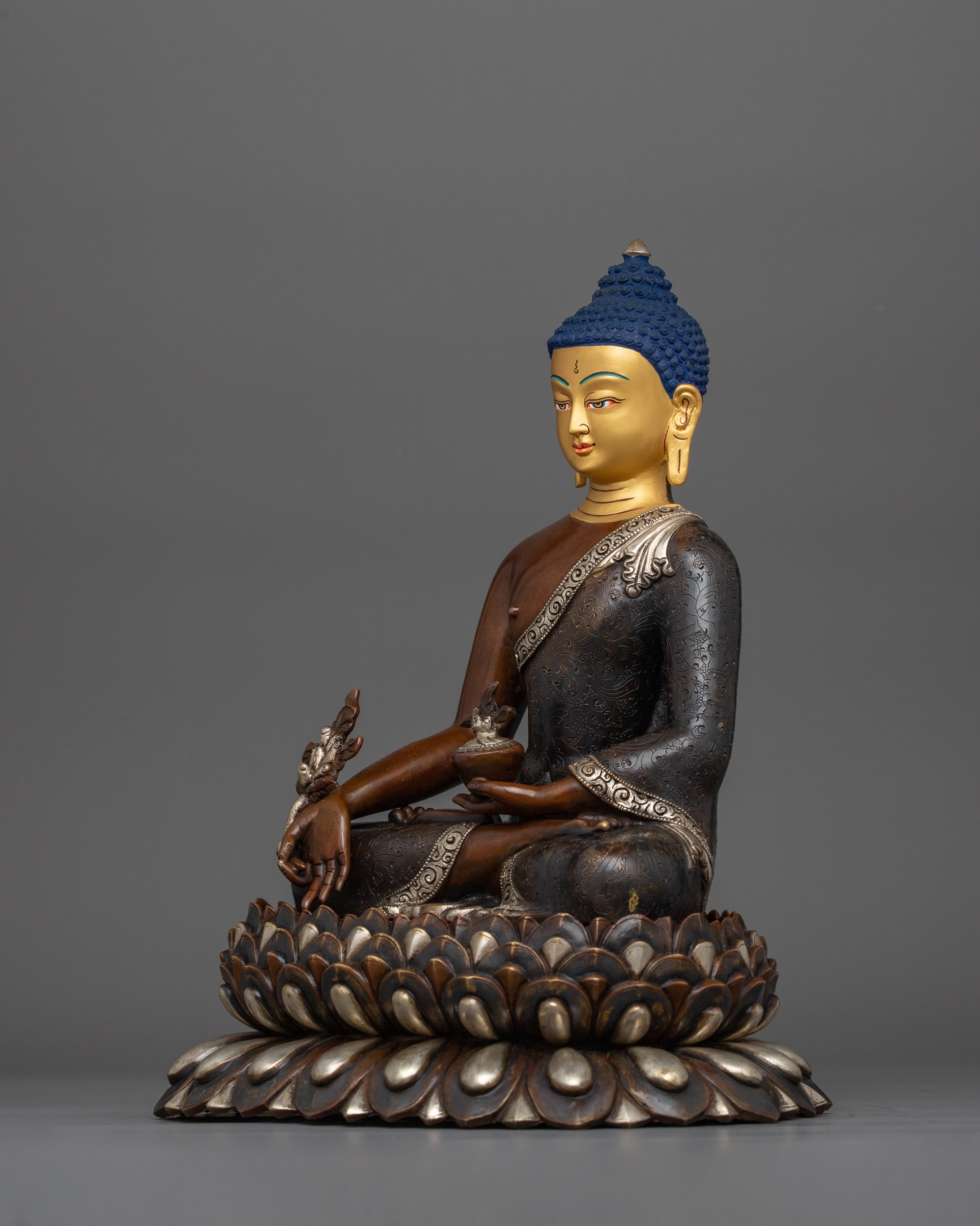 Spiritual Healing Medicine Buddha for Spiritual Well-Being | Peace and Protection Decor