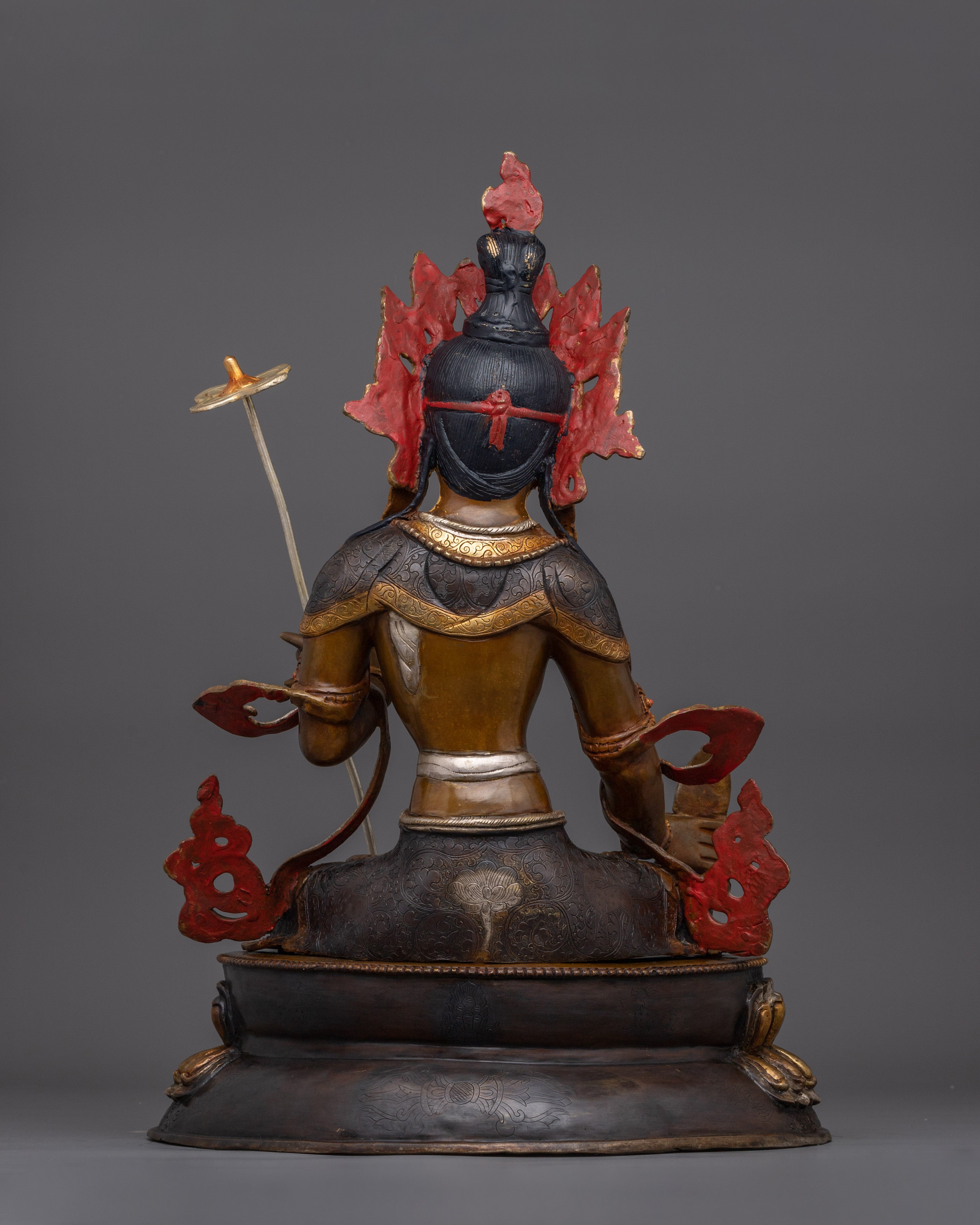 Bodhisattva Dukar Statue | Tibetan Protection and Fierce Compassion Art