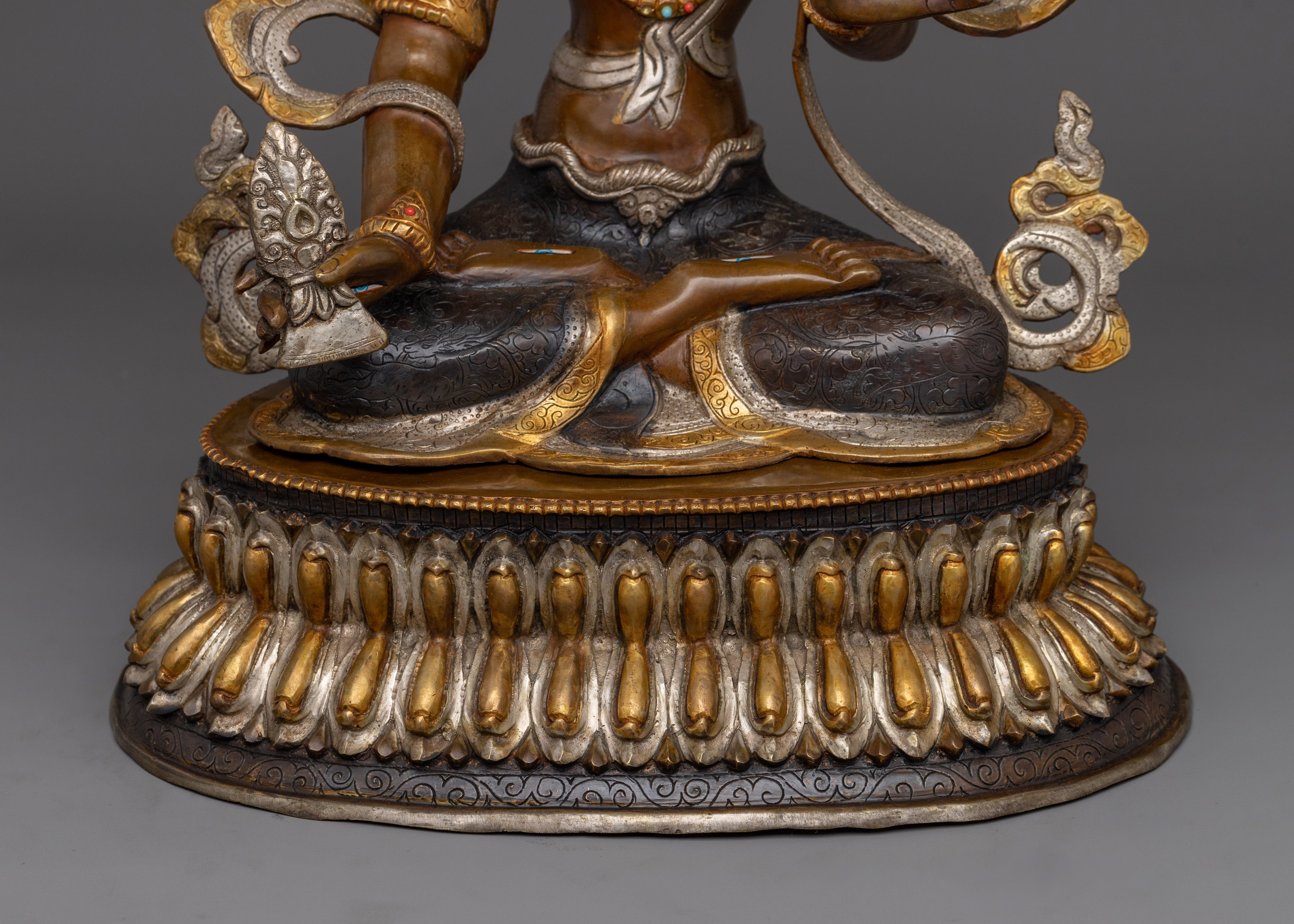 Bodhisattva Dukar Statue | Tibetan Protection and Fierce Compassion Art