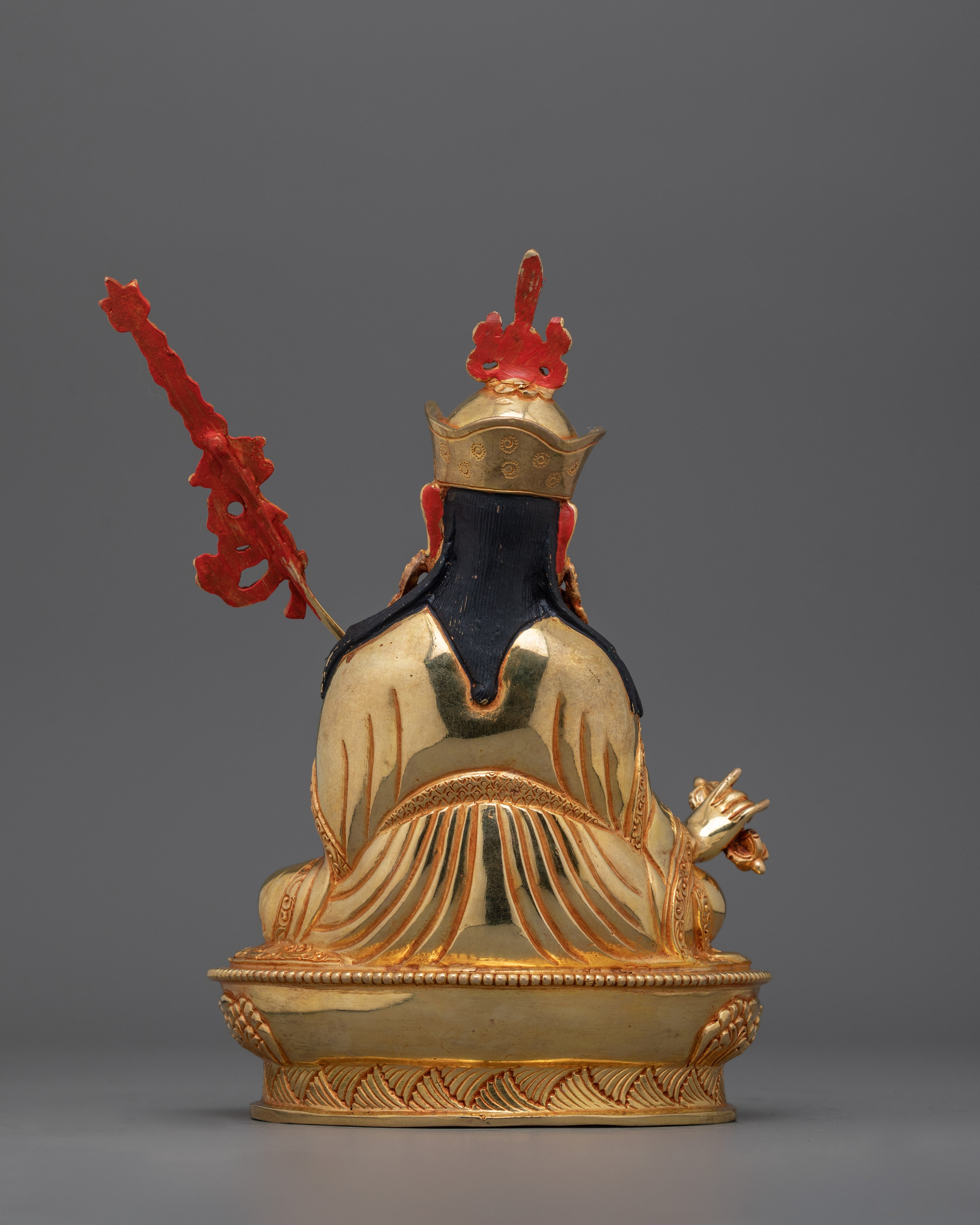 A Fully Awakened One Guru Rinpoche Statue | Lotus Born Precious Guru