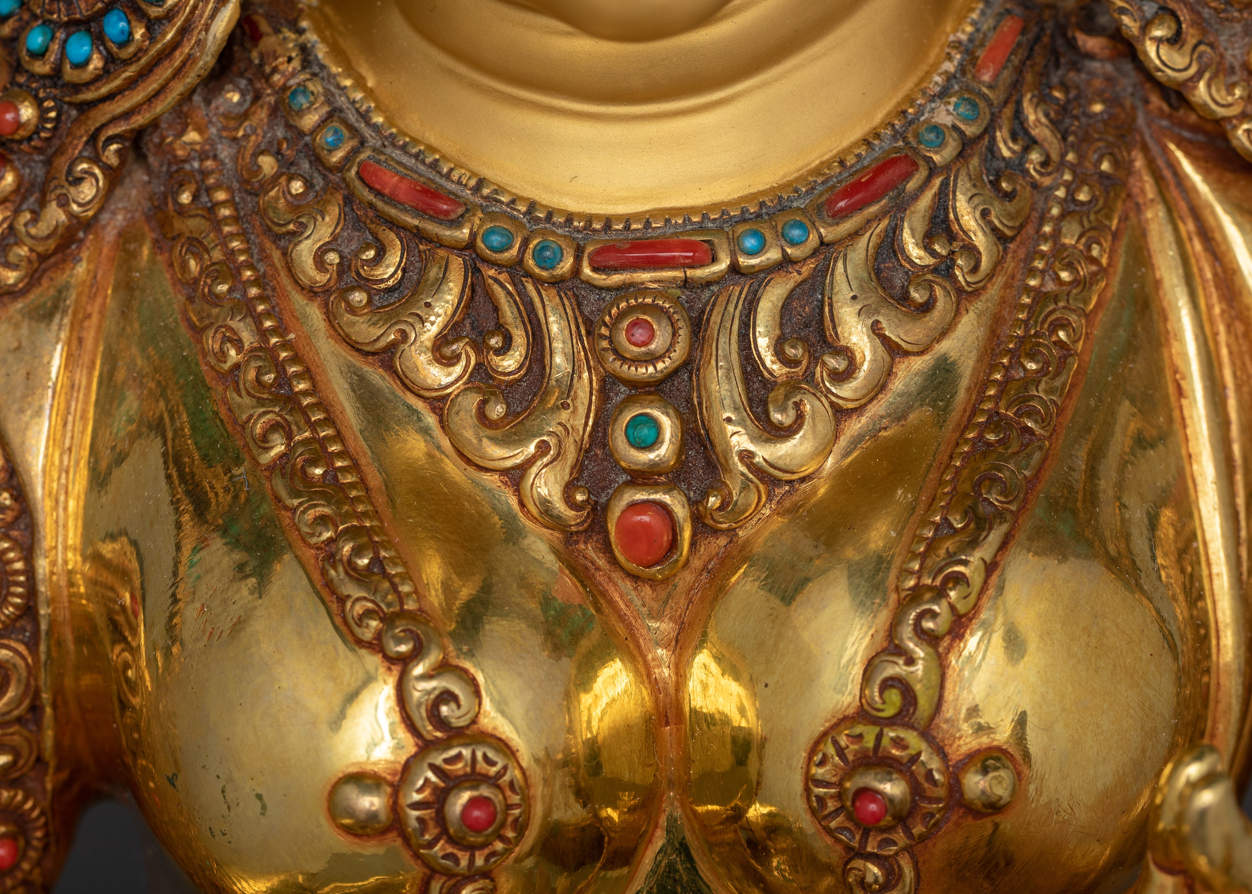 Goddess Green Tara Buddhist Art Statue | The Lord and Refuge of The Three Realms