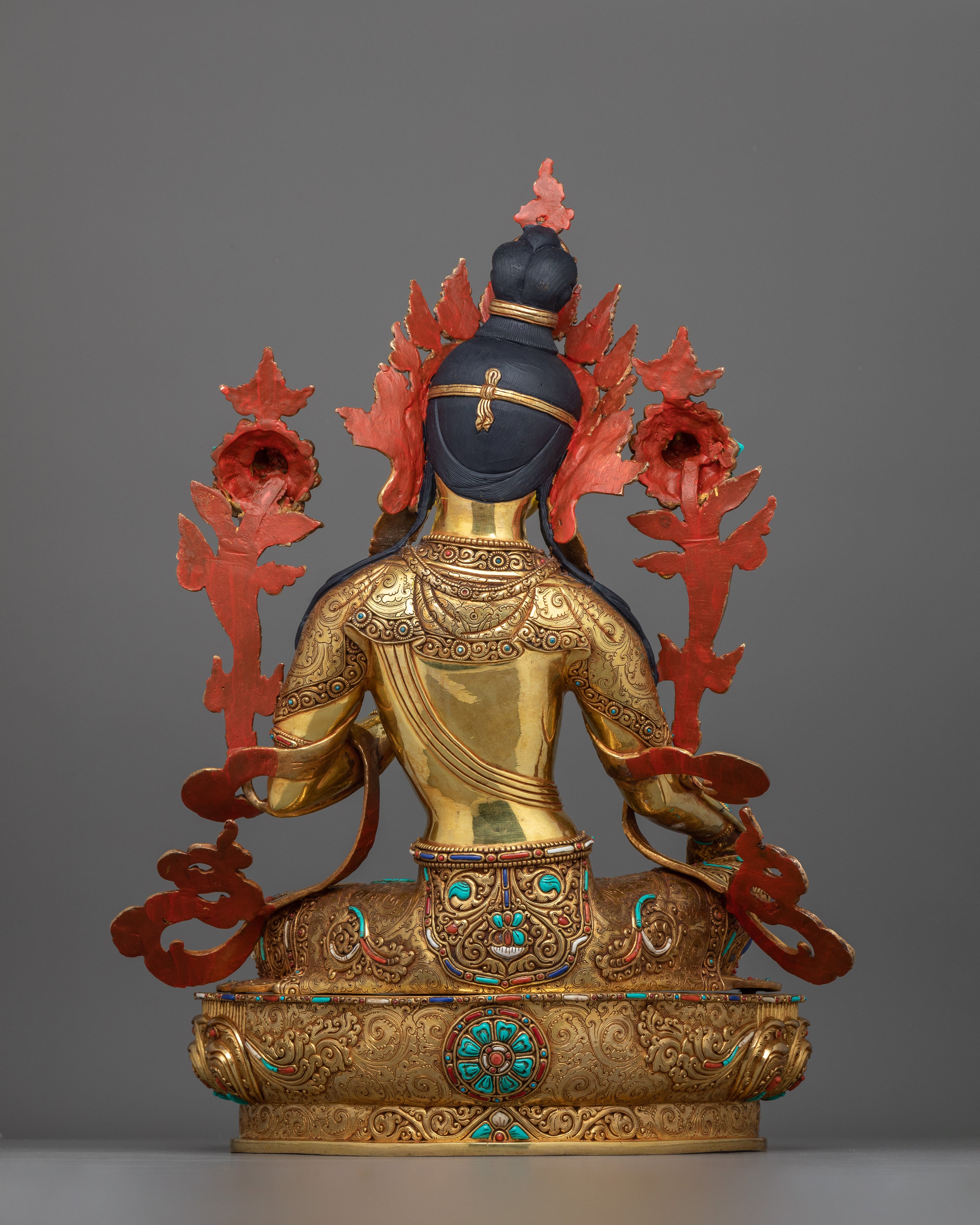 Goddess Green Tara Buddhist Art Statue | The Lord and Refuge of The Three Realms